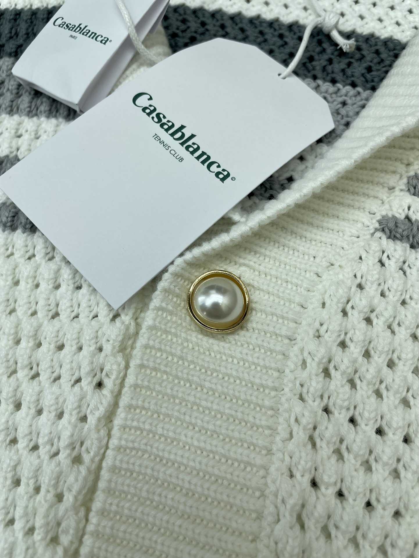 Casablanca Knit Polo Shirt    - 