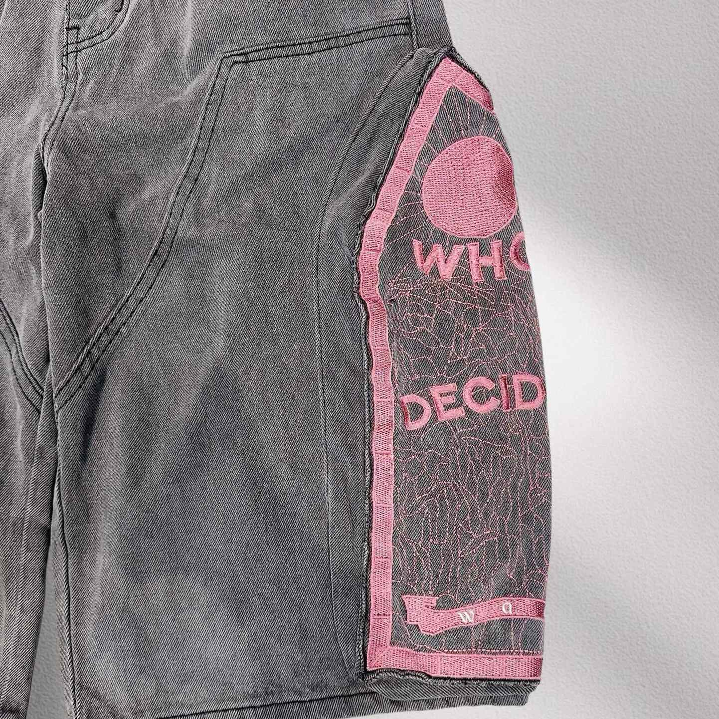 Who Decides War Denim Short 1399 - DesignerGu