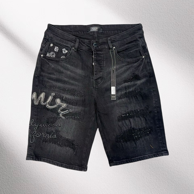 Amiri Denim Shorts     8010 - DesignerGu