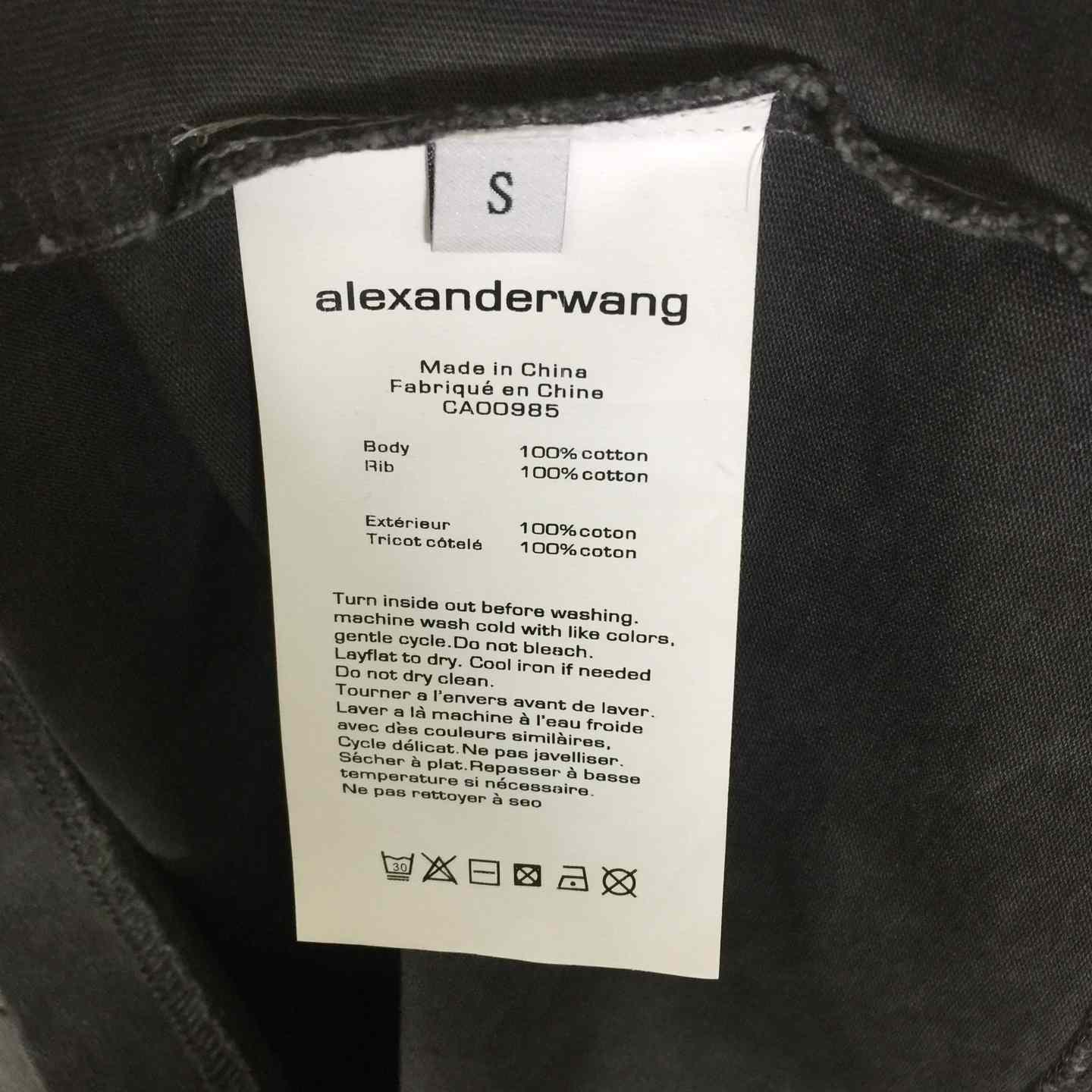 Alexander Wang Cotton T-Shirt     - DesignerGu