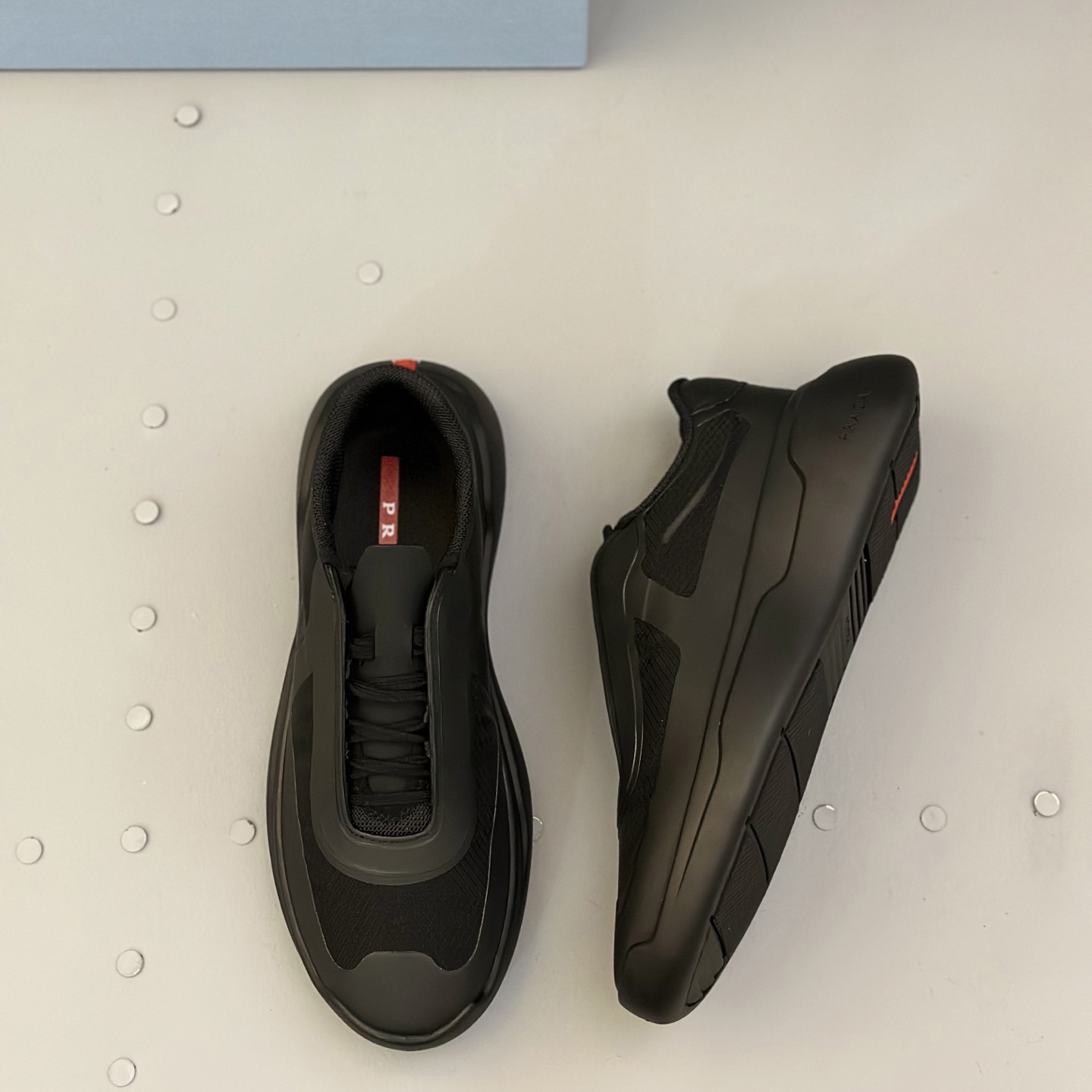 Prada America's Cup Re-Nylon And Bike Fabric Sneakers - DesignerGu