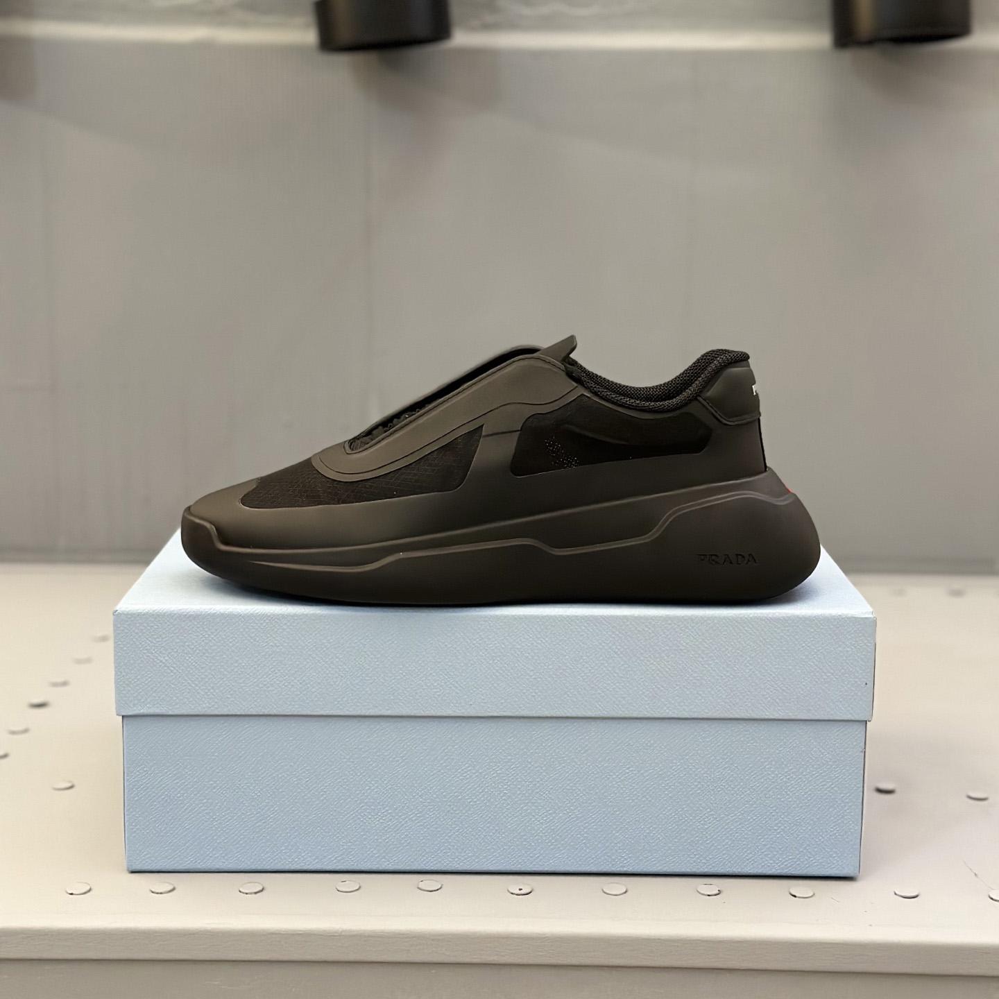 Prada America's Cup Re-Nylon And Bike Fabric Sneakers - DesignerGu