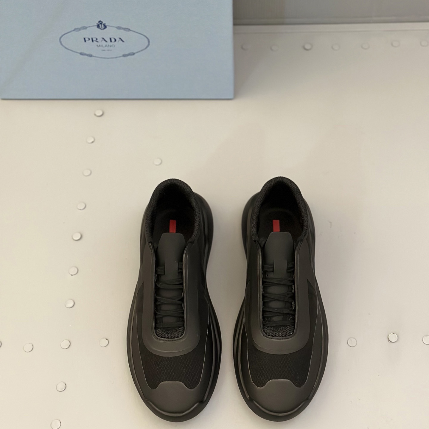 Prada America's Cup Re-Nylon And Bike Fabric Sneakers - DesignerGu