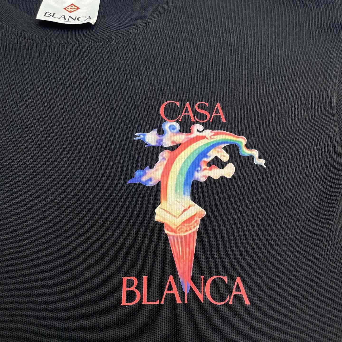 Casablanca Nature Teacher Printed Cotton T-Shirt   C951 - DesignerGu