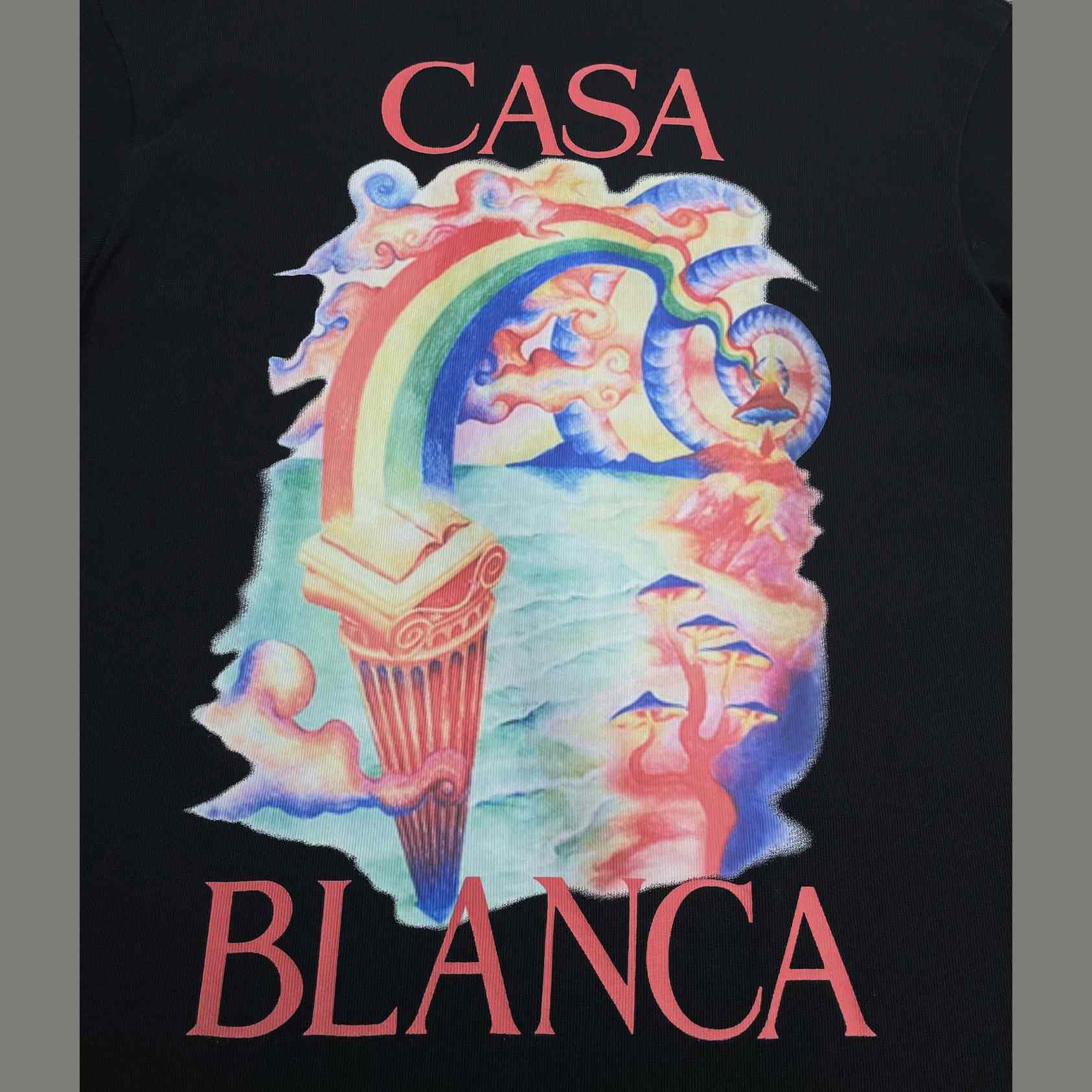 Casablanca Nature Teacher Printed Cotton T-Shirt   C951 - DesignerGu