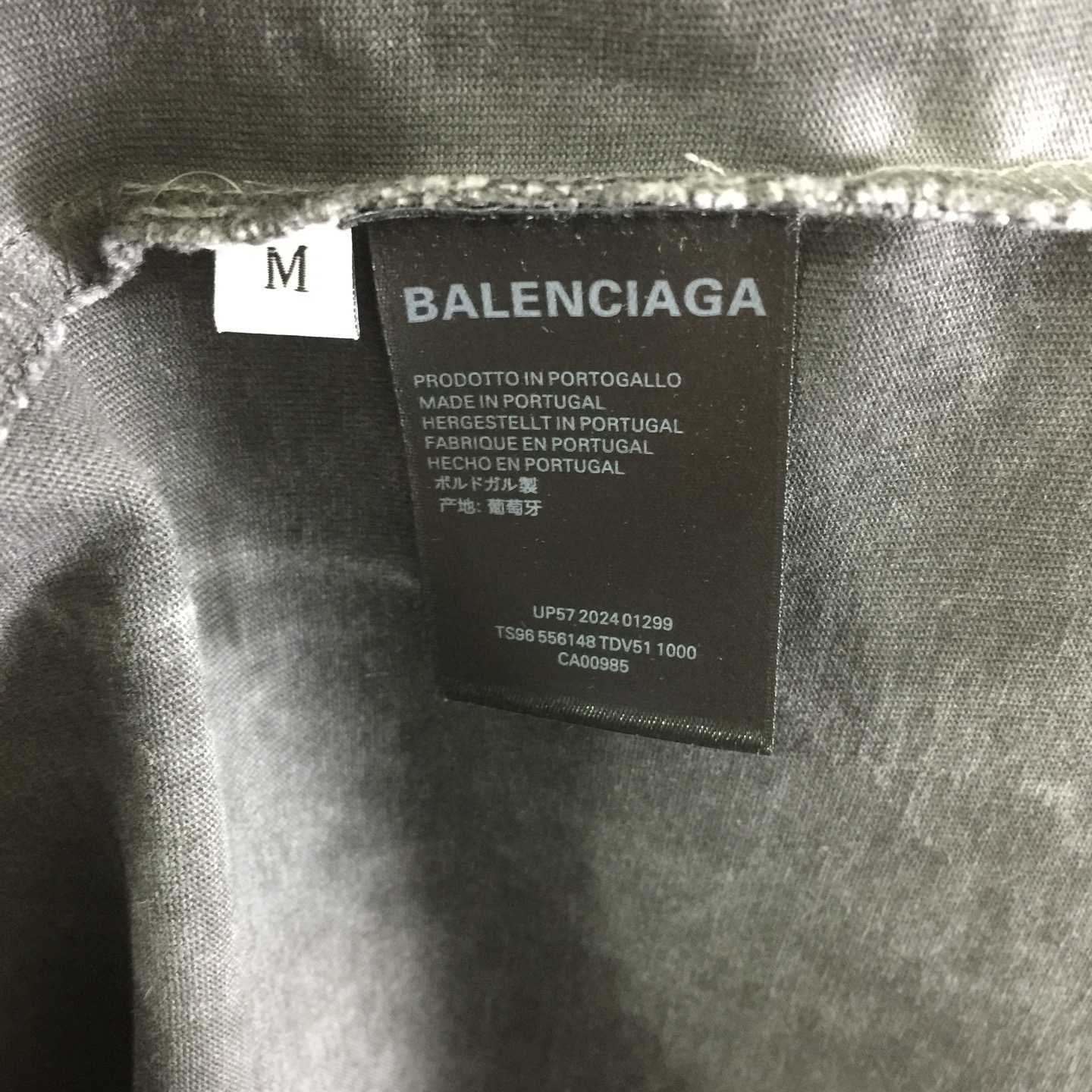 Balenciaga Cotton T-Shirt     - DesignerGu