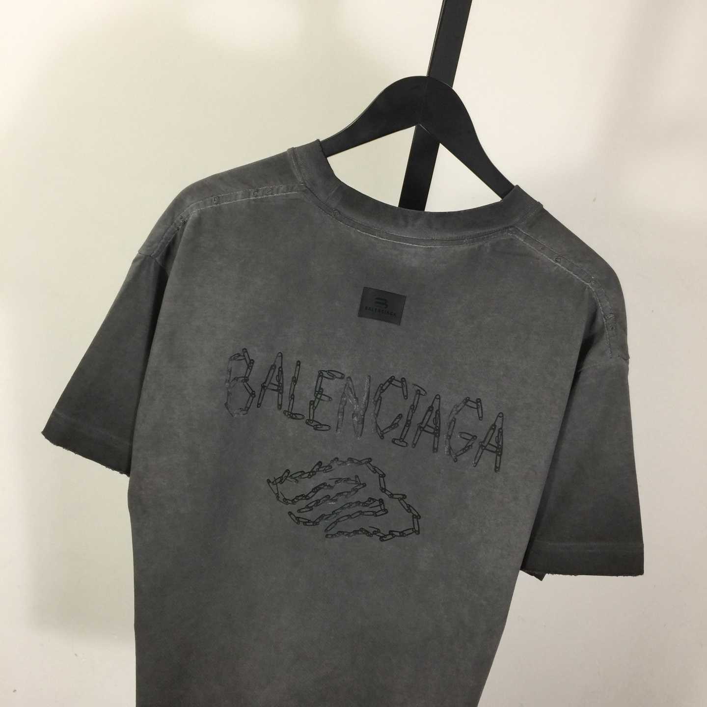 Balenciaga Cotton T-Shirt     - DesignerGu