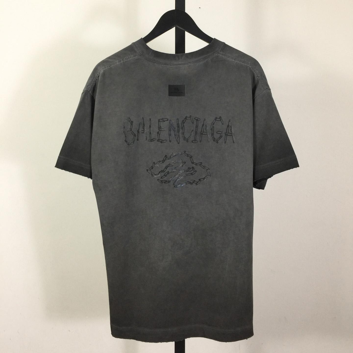 Balenciaga Cotton T-Shirt     - DesignerGu