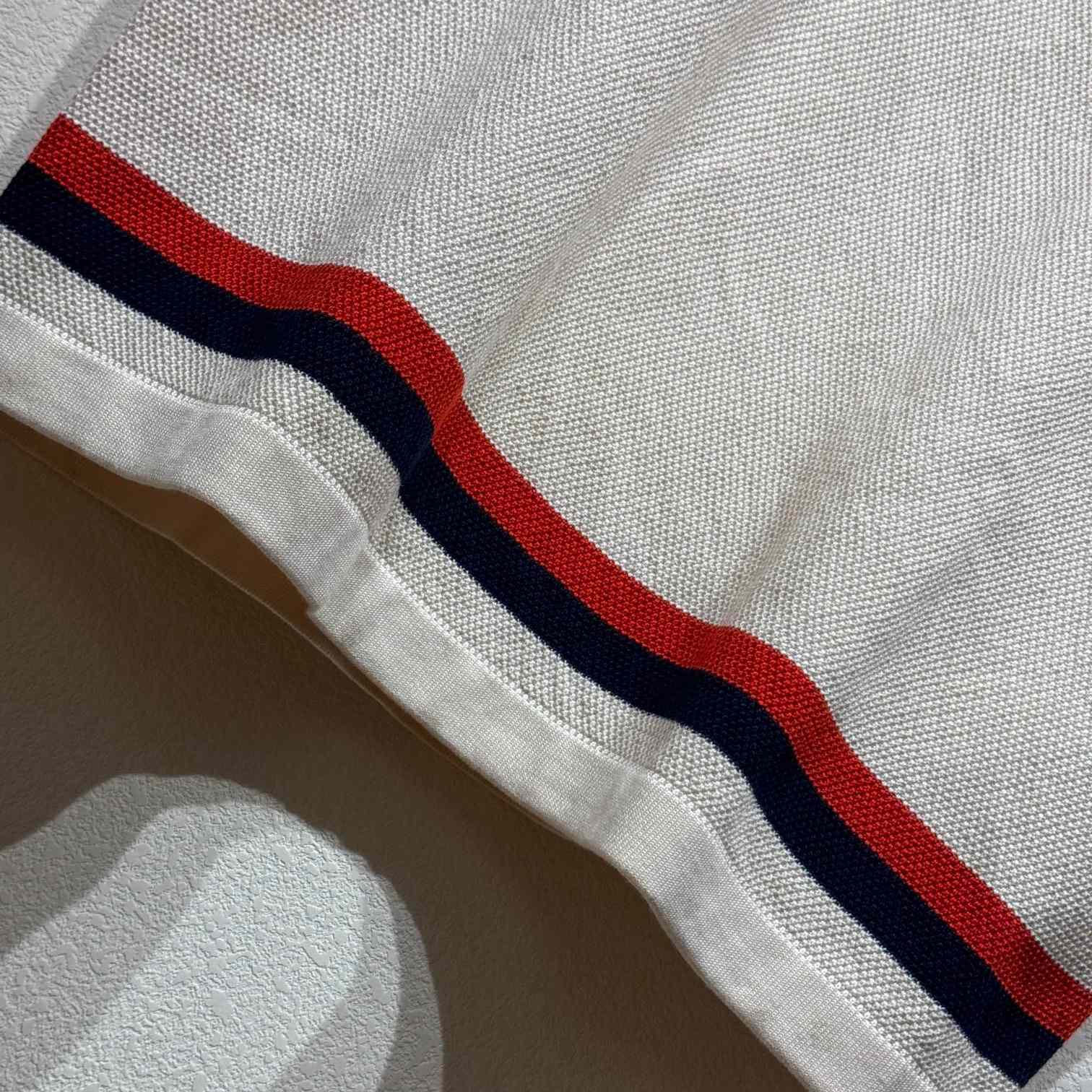Gucci Knit Cotton Polo Shirt With Web - DesignerGu