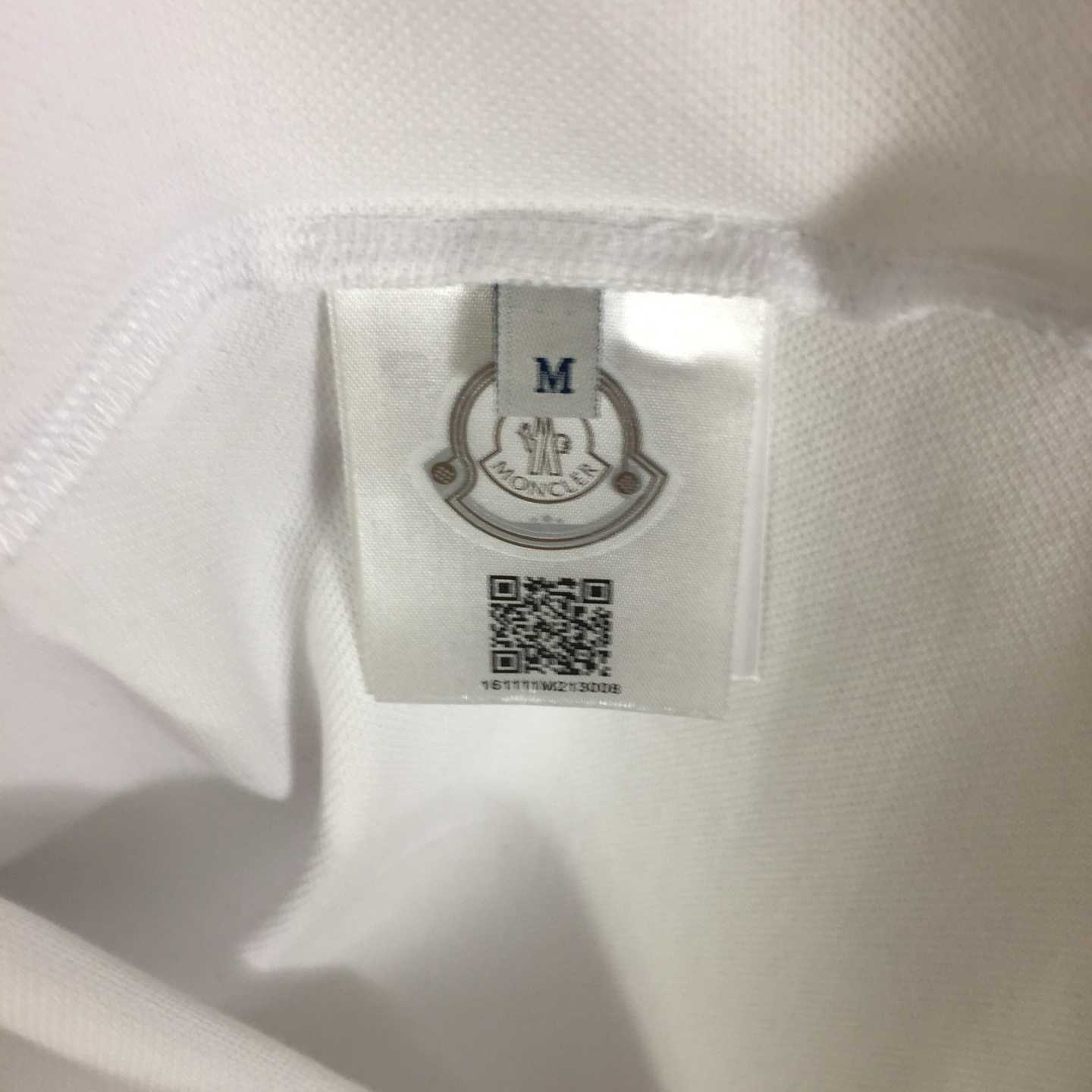 Moncler Logo Cotton Polo Shirt - DesignerGu