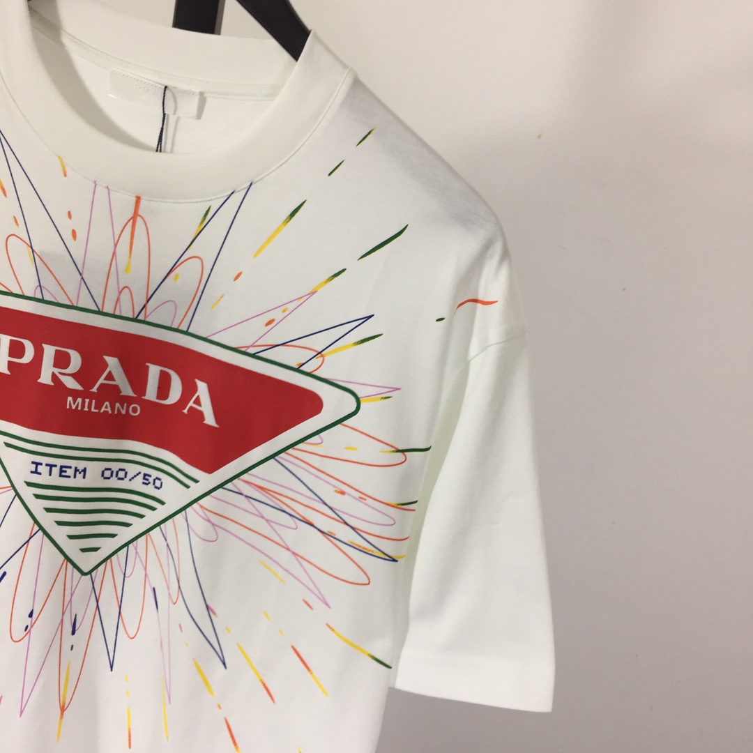 Prada Cotton T-Shirt - DesignerGu