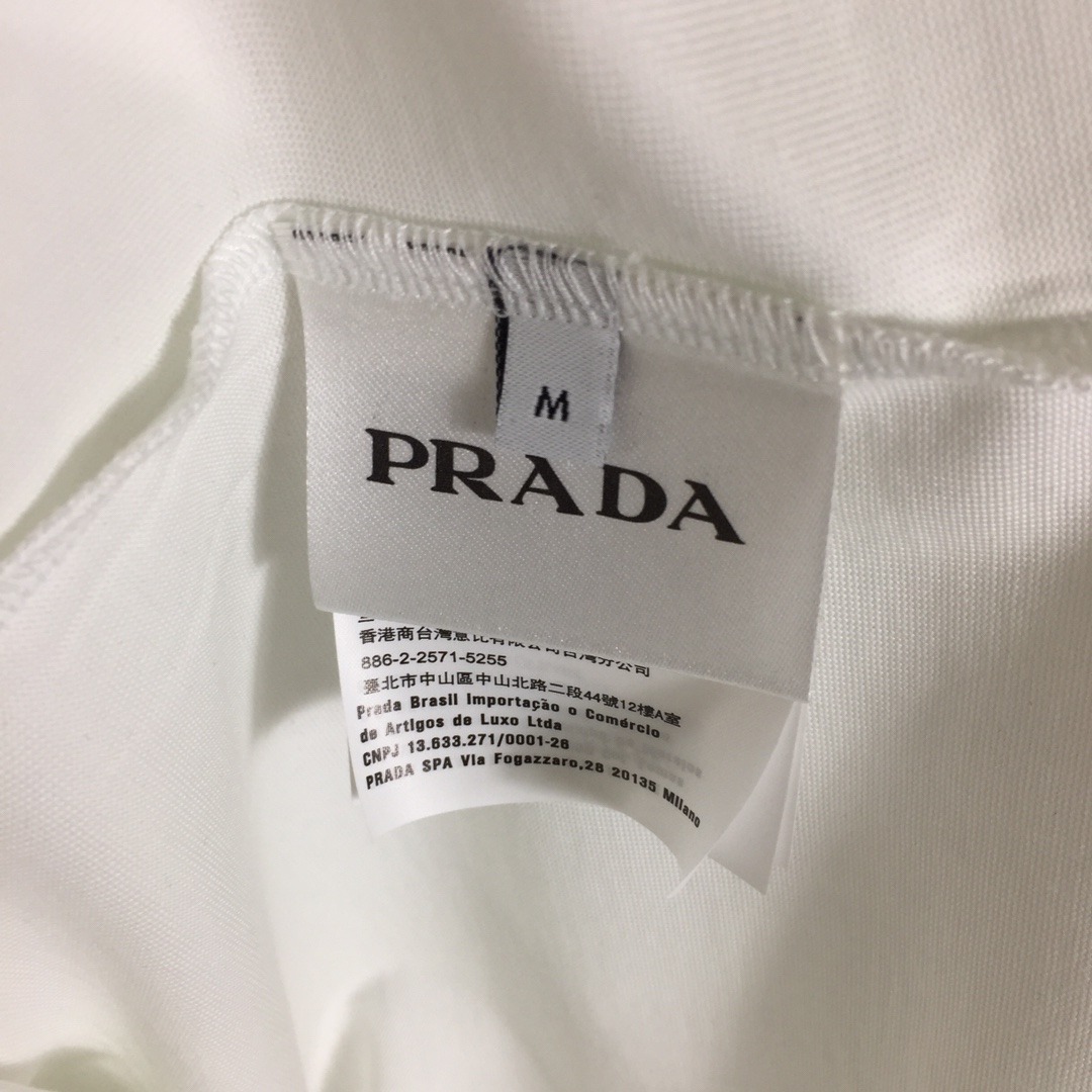Prada Cotton T-Shirt - DesignerGu