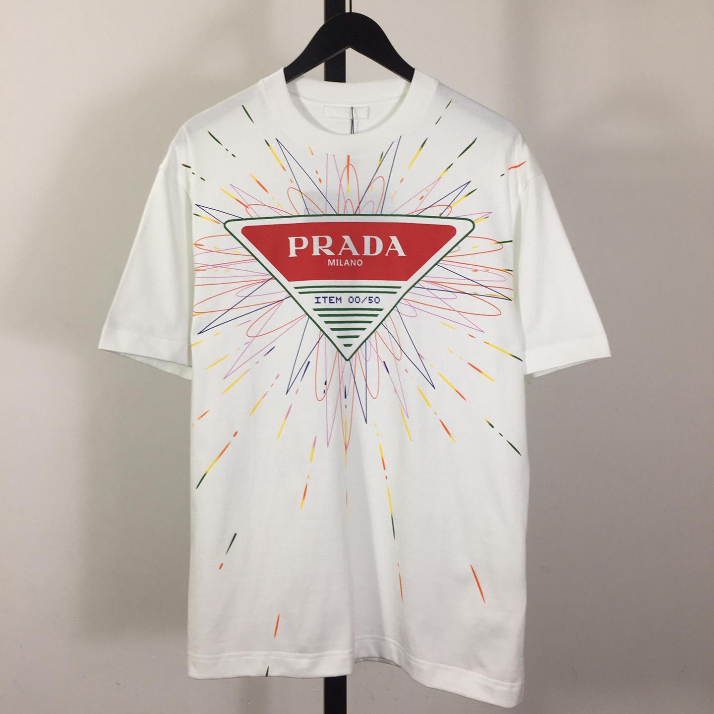 Prada Cotton T-Shirt - DesignerGu