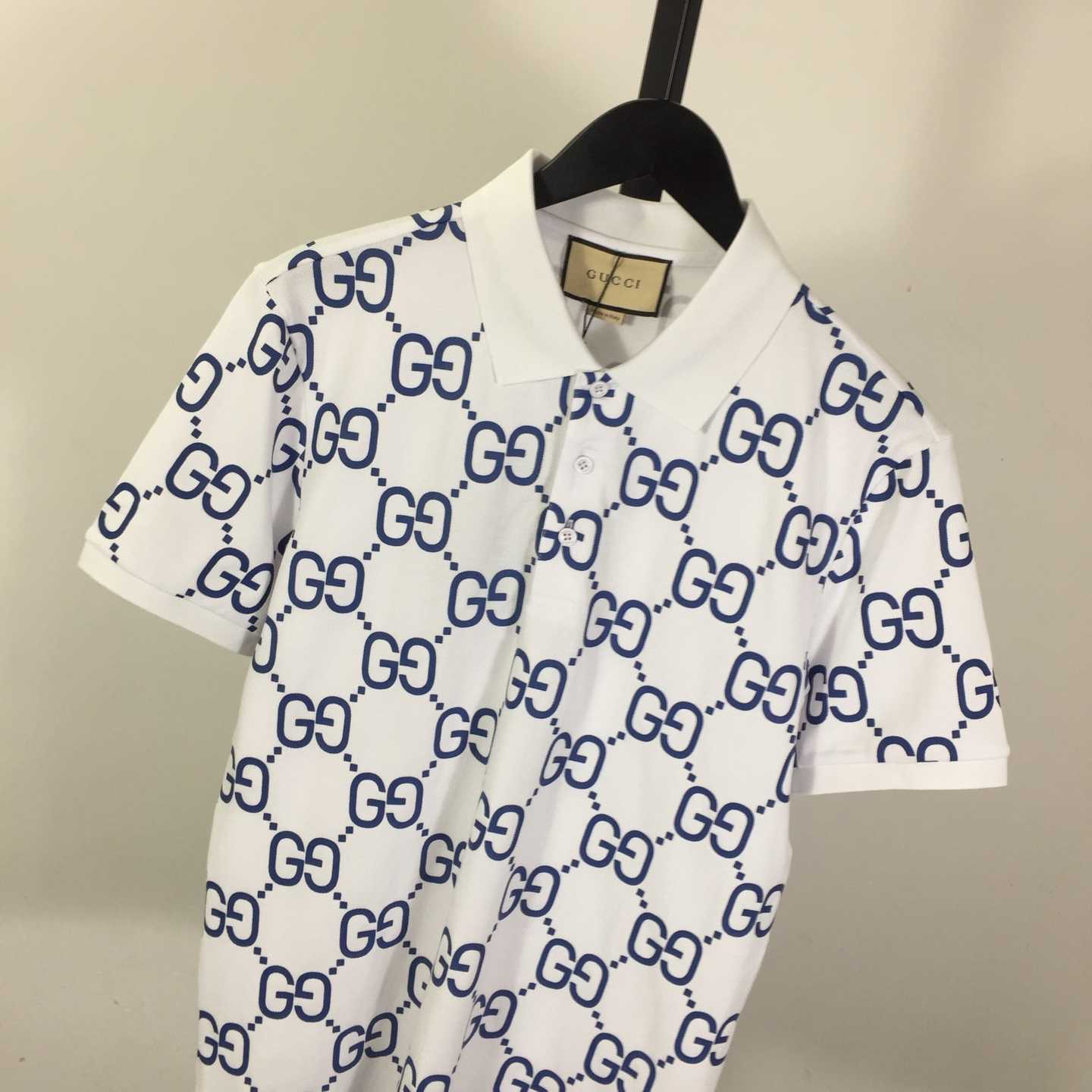 Gucci GG Jacquard Polo Shirt - DesignerGu