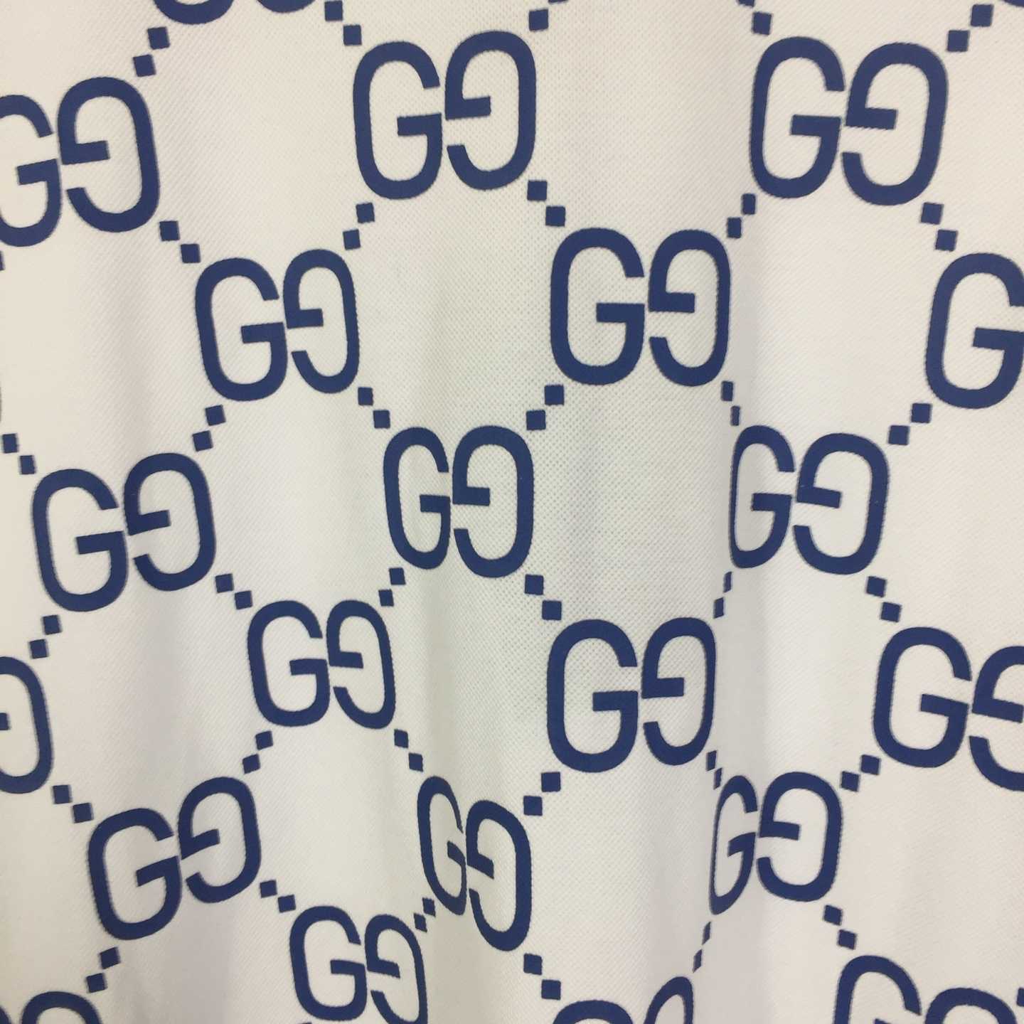 Gucci GG Jacquard Polo Shirt - DesignerGu