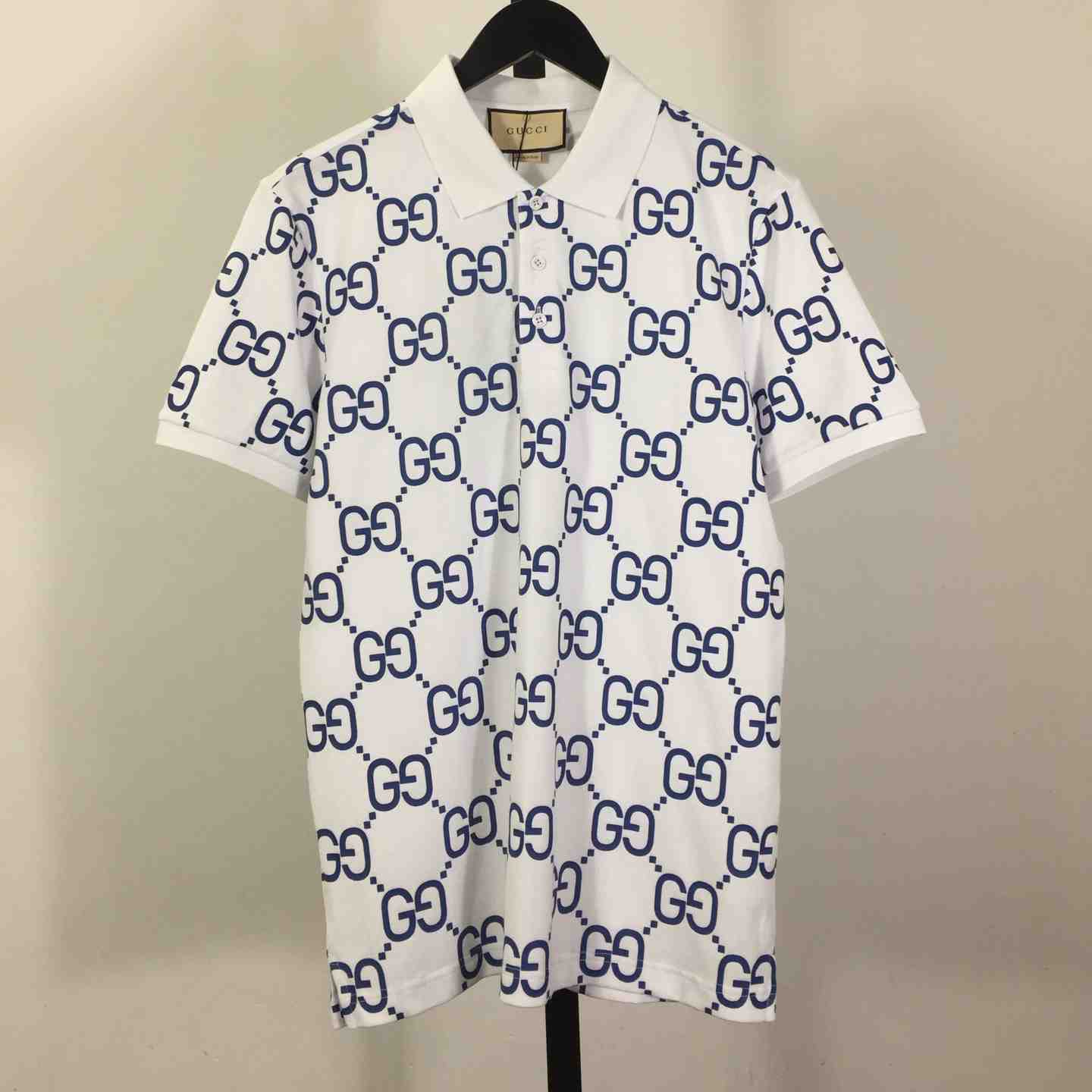 Gucci GG Jacquard Polo Shirt - DesignerGu