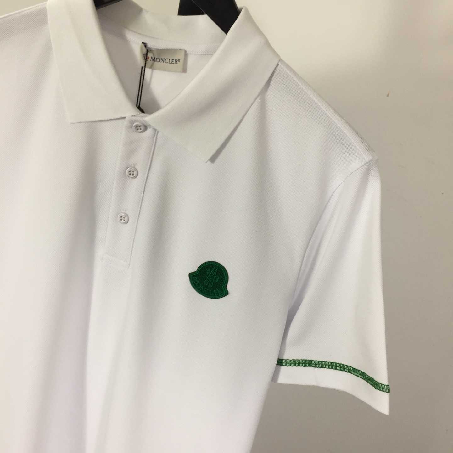 Moncler logo-patch Cotton Polo Shirt - DesignerGu