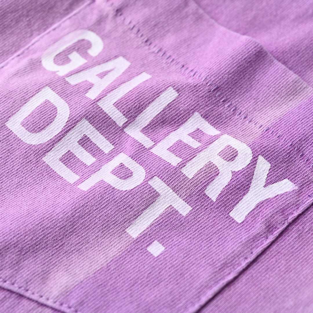 Gallery Dept. Vintage Logo Painted Tee 'Purple'  - DesignerGu