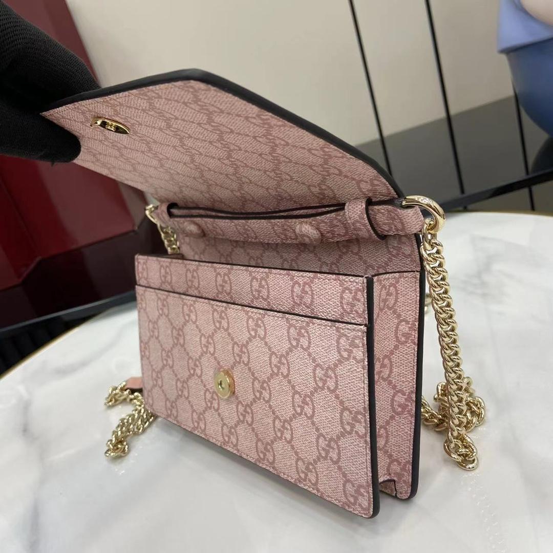 Gucci GG Emblem Wallet On Chain - DesignerGu