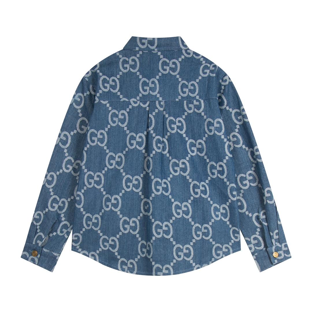 Gucci Jumbo GG Denim Shirt - 