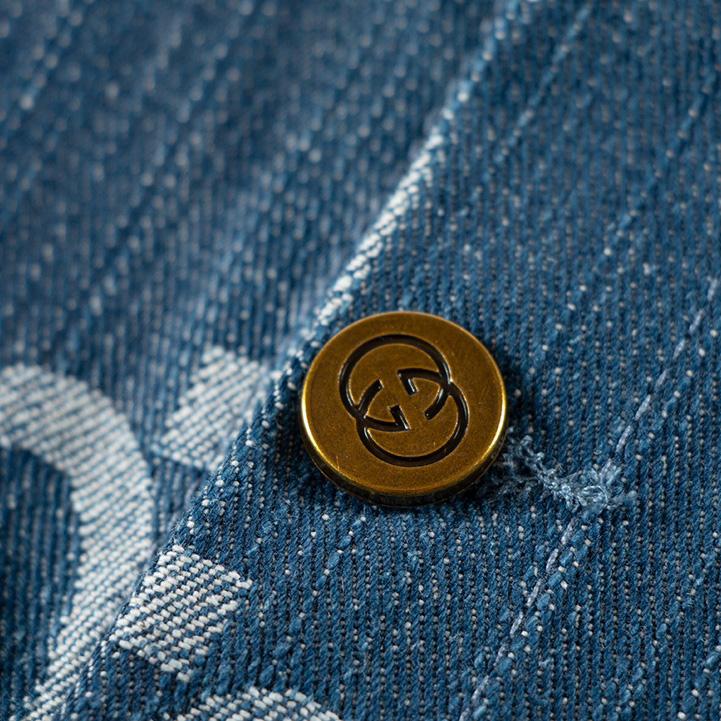 Gucci Jumbo GG Denim Shirt - 