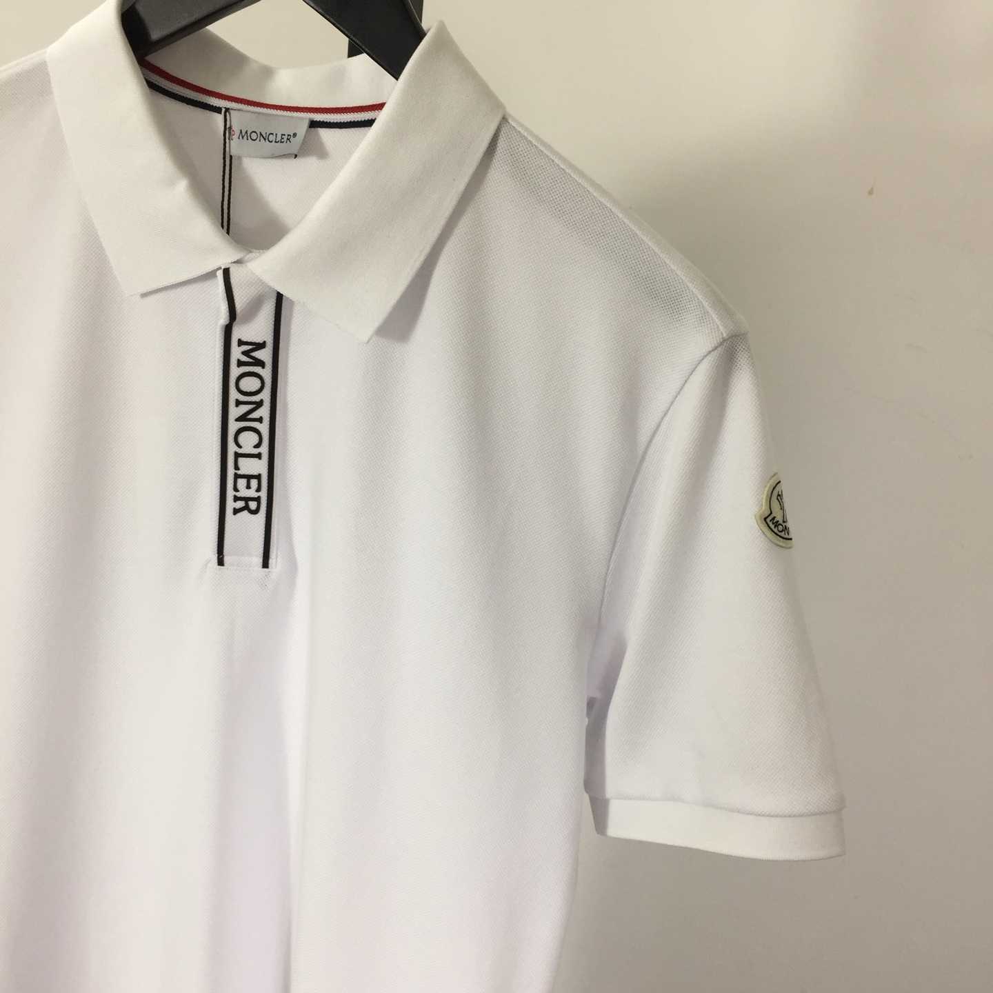 Moncler Tipped Cotton Piqué Polo - DesignerGu