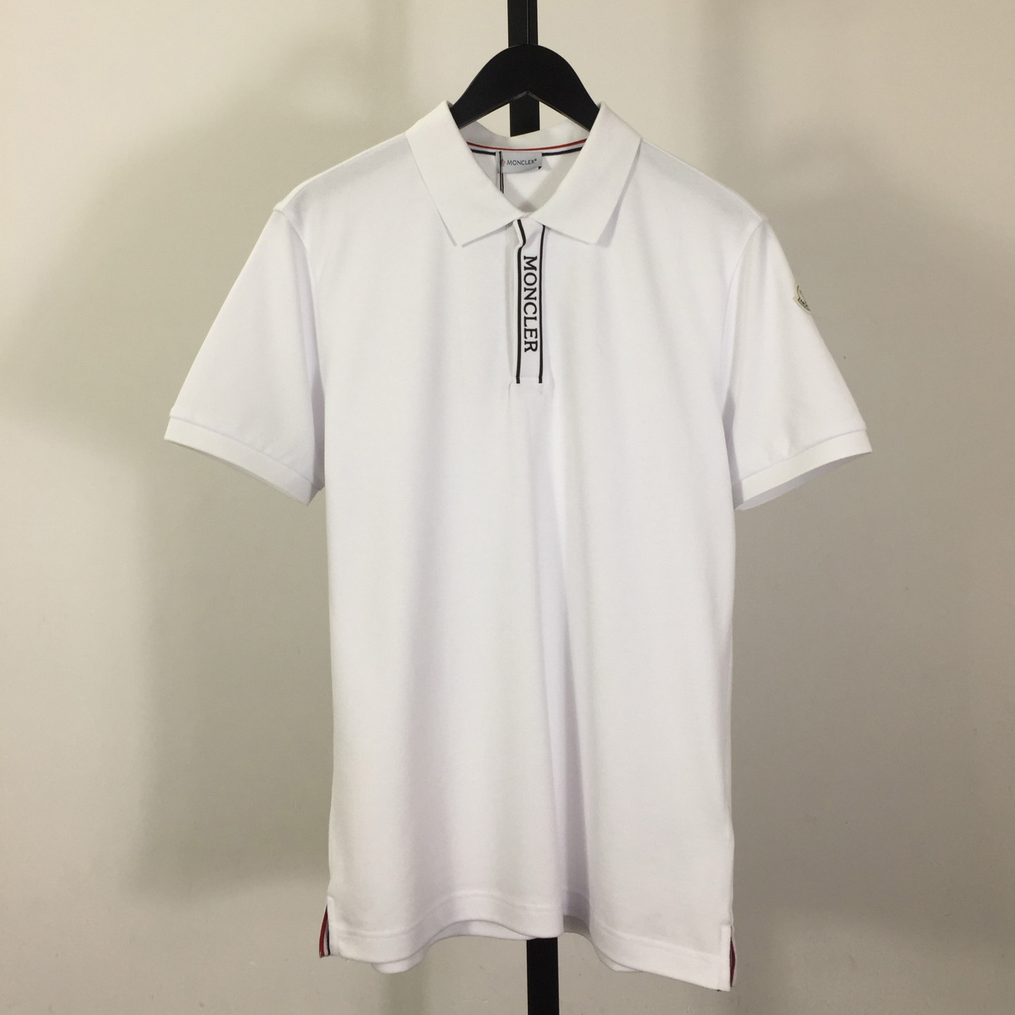 Moncler Tipped Cotton Piqué Polo - DesignerGu