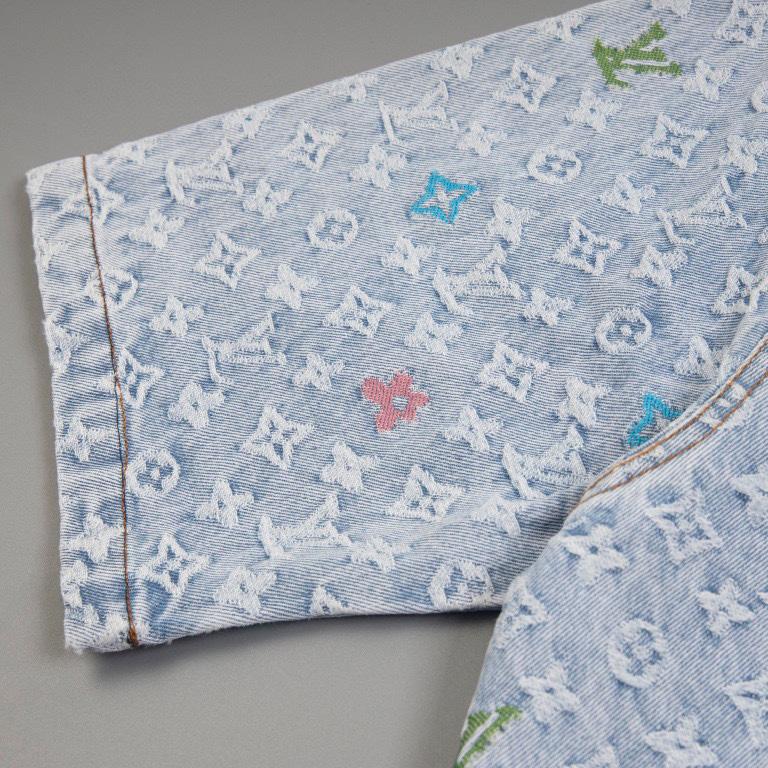 Louis Vuitton Monogram Short-Sleeved Shirt  - DesignerGu