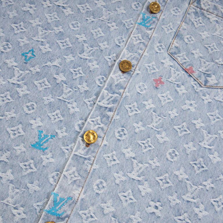 Louis Vuitton Monogram Short-Sleeved Shirt  - DesignerGu