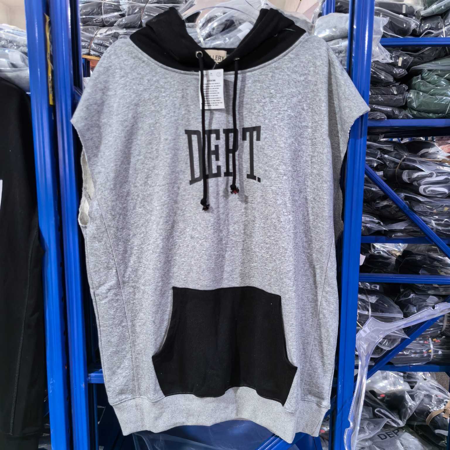 Gallery Dept. GYM Cut Off Hoodie - DesignerGu