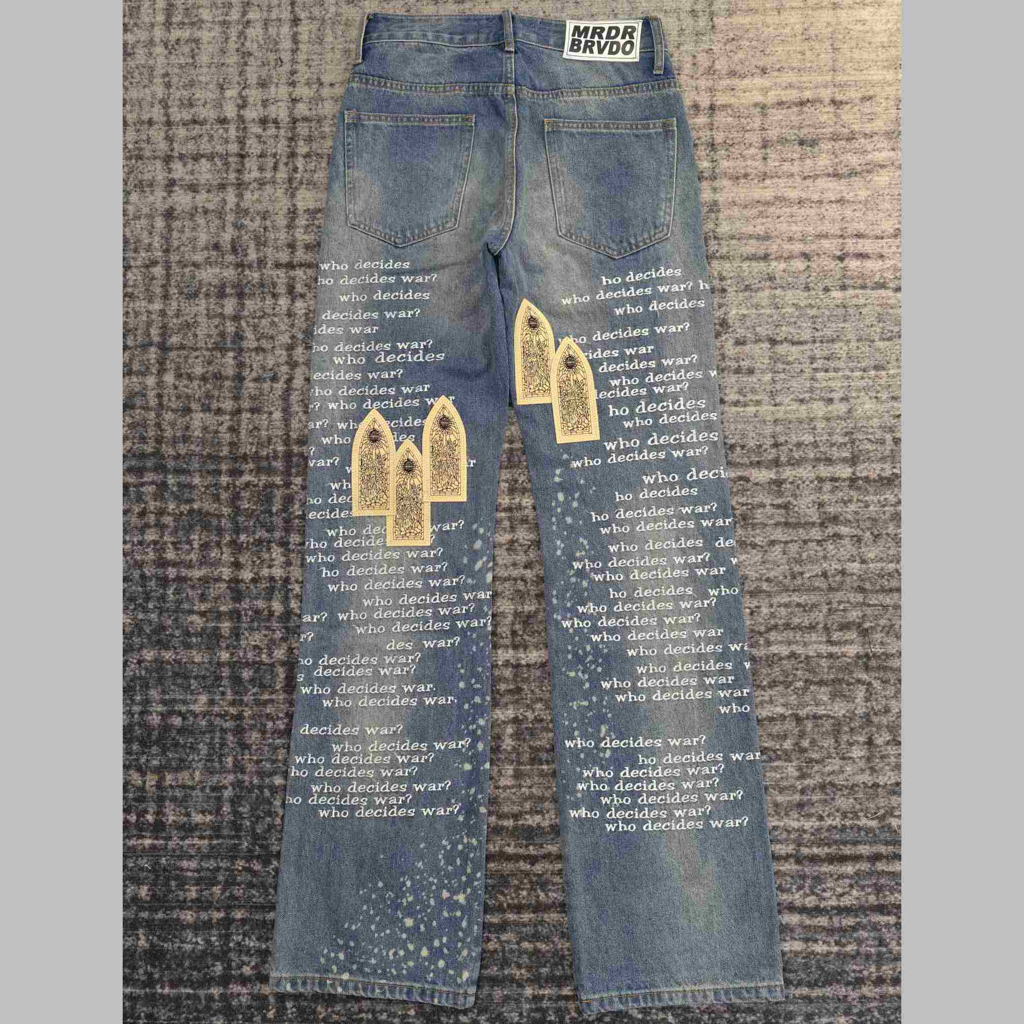 Who Decides War Techno Denim Jeans   704 - DesignerGu