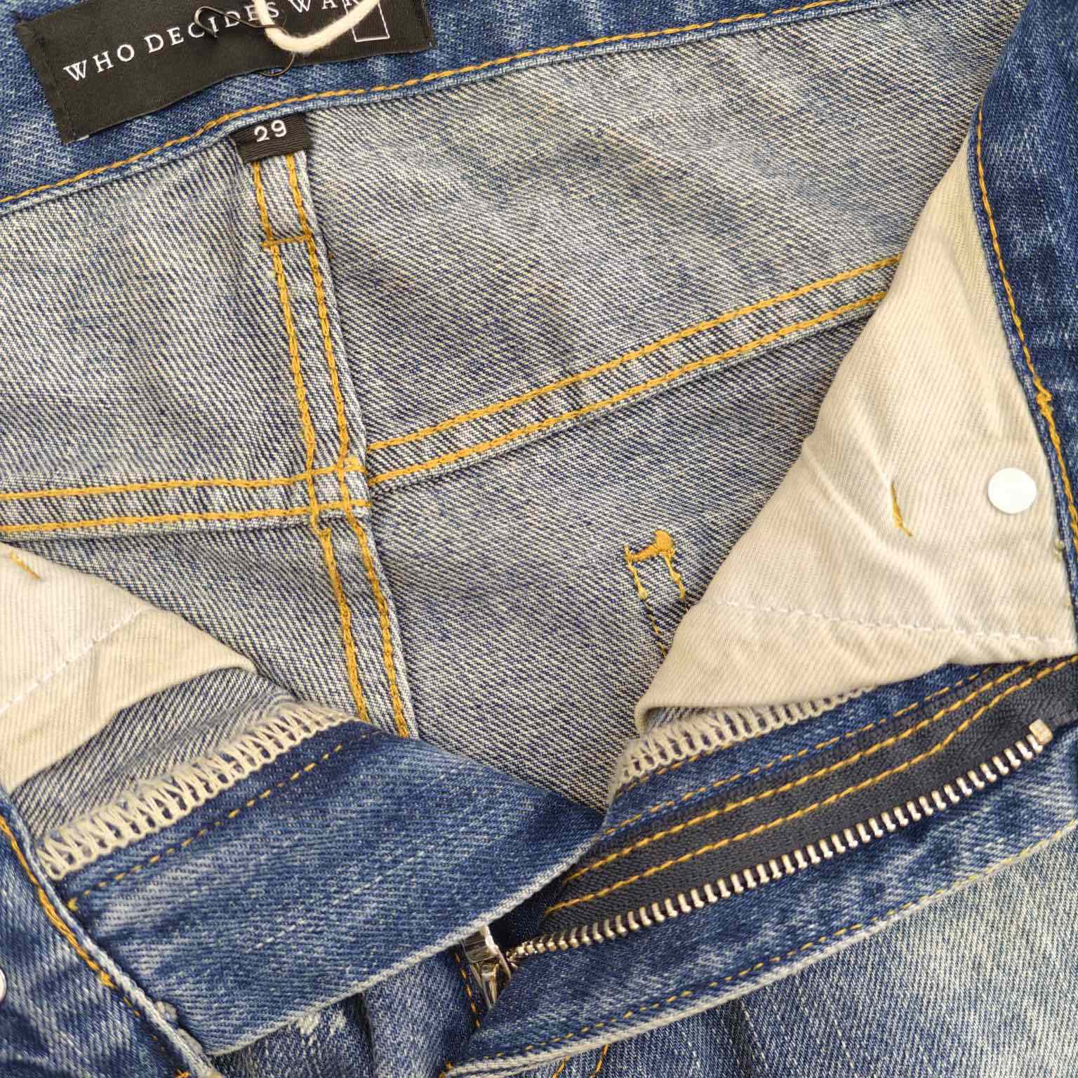 Who Decides War Techno Denim Jeans   704 - DesignerGu