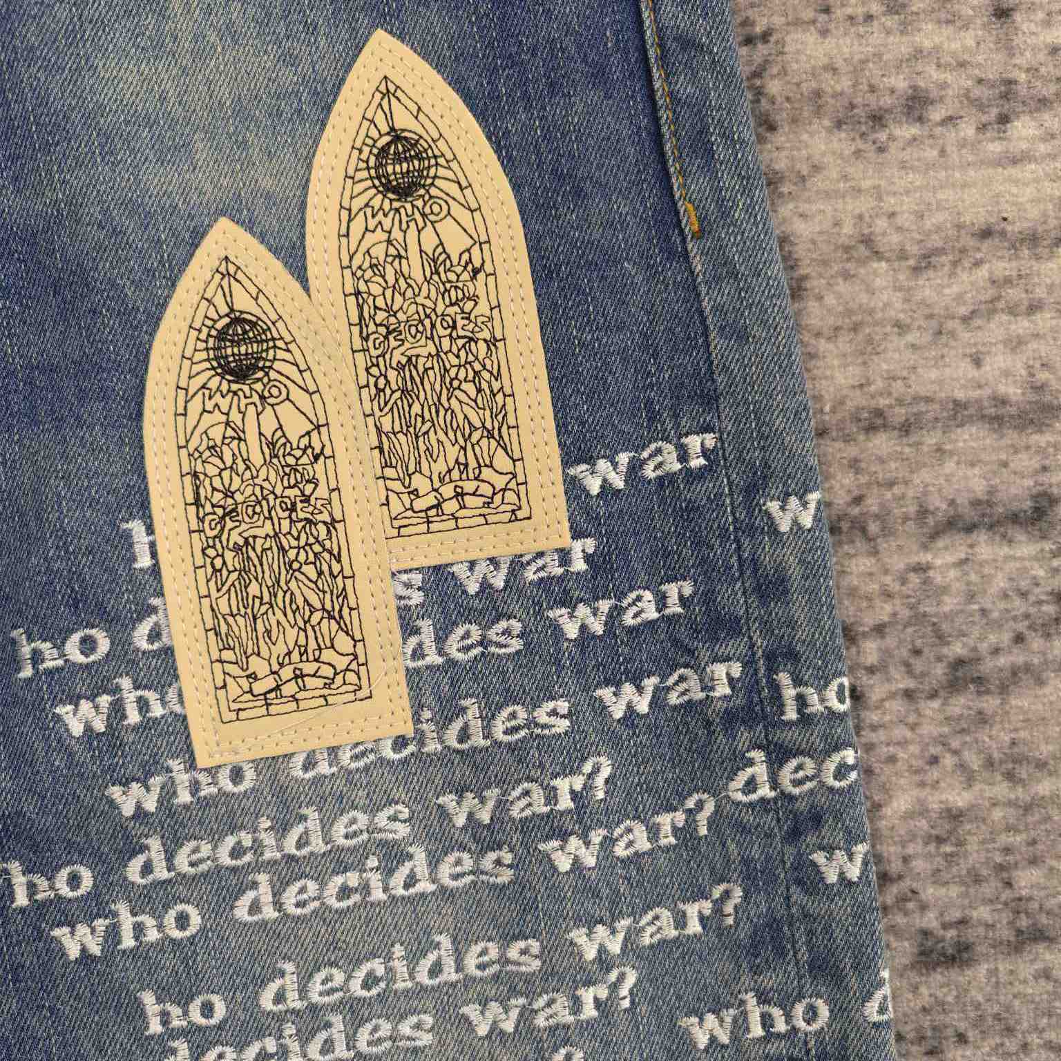 Who Decides War Techno Denim Jeans   704 - DesignerGu