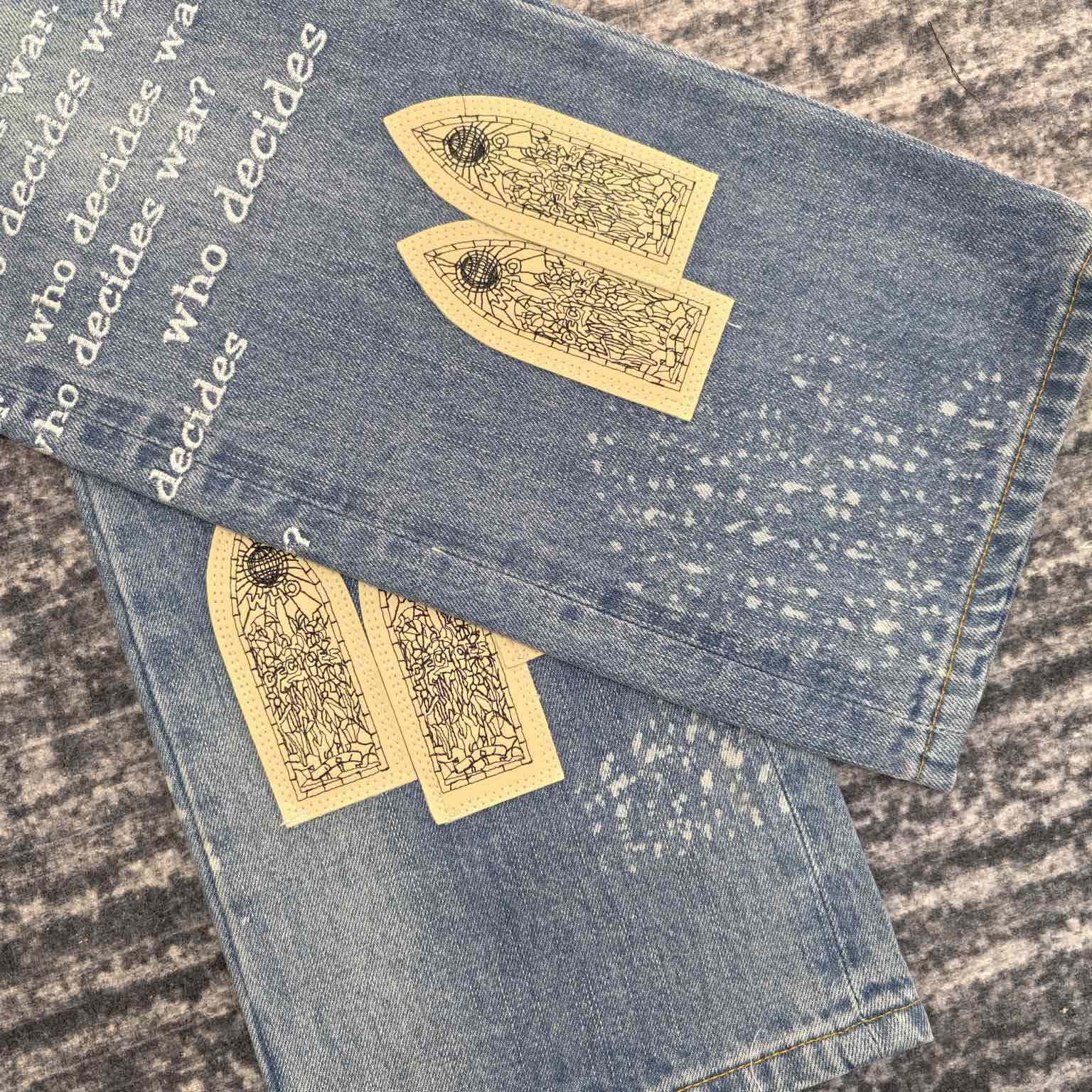 Who Decides War Techno Denim Jeans   704 - DesignerGu