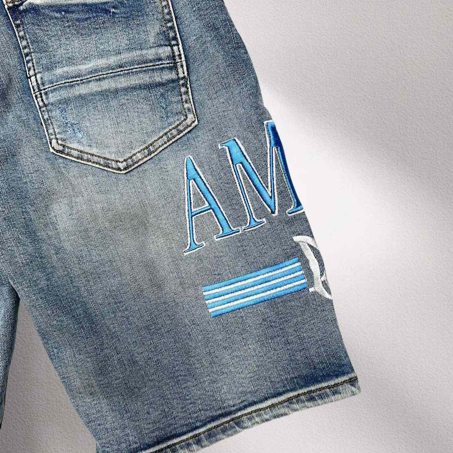 Amiri Denim Shorts     8007 - DesignerGu