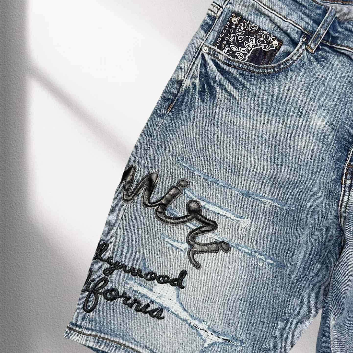 Amiri Denim Shorts     8004 - 