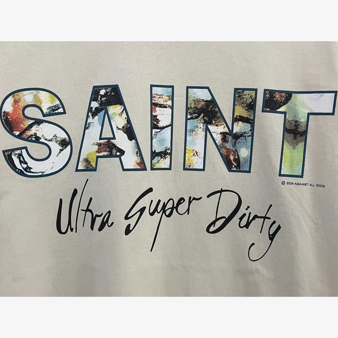 Saint Michael 25SS Tee Super Dirty - DesignerGu