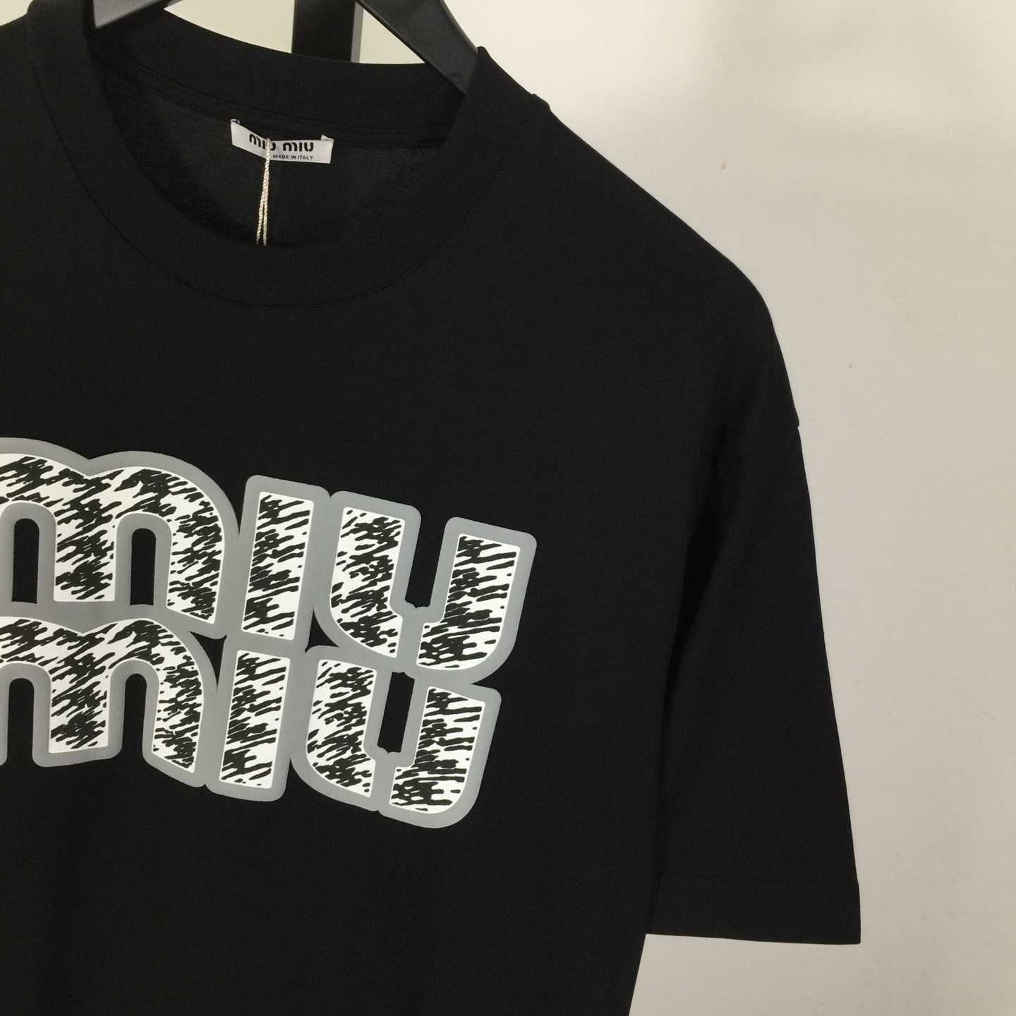 Miu Miu Logo T-shirt - DesignerGu