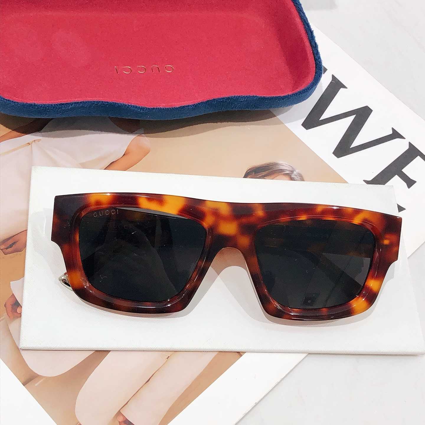 Gucci Rectangular Frame Sunglasses  GG1926s - DesignerGu