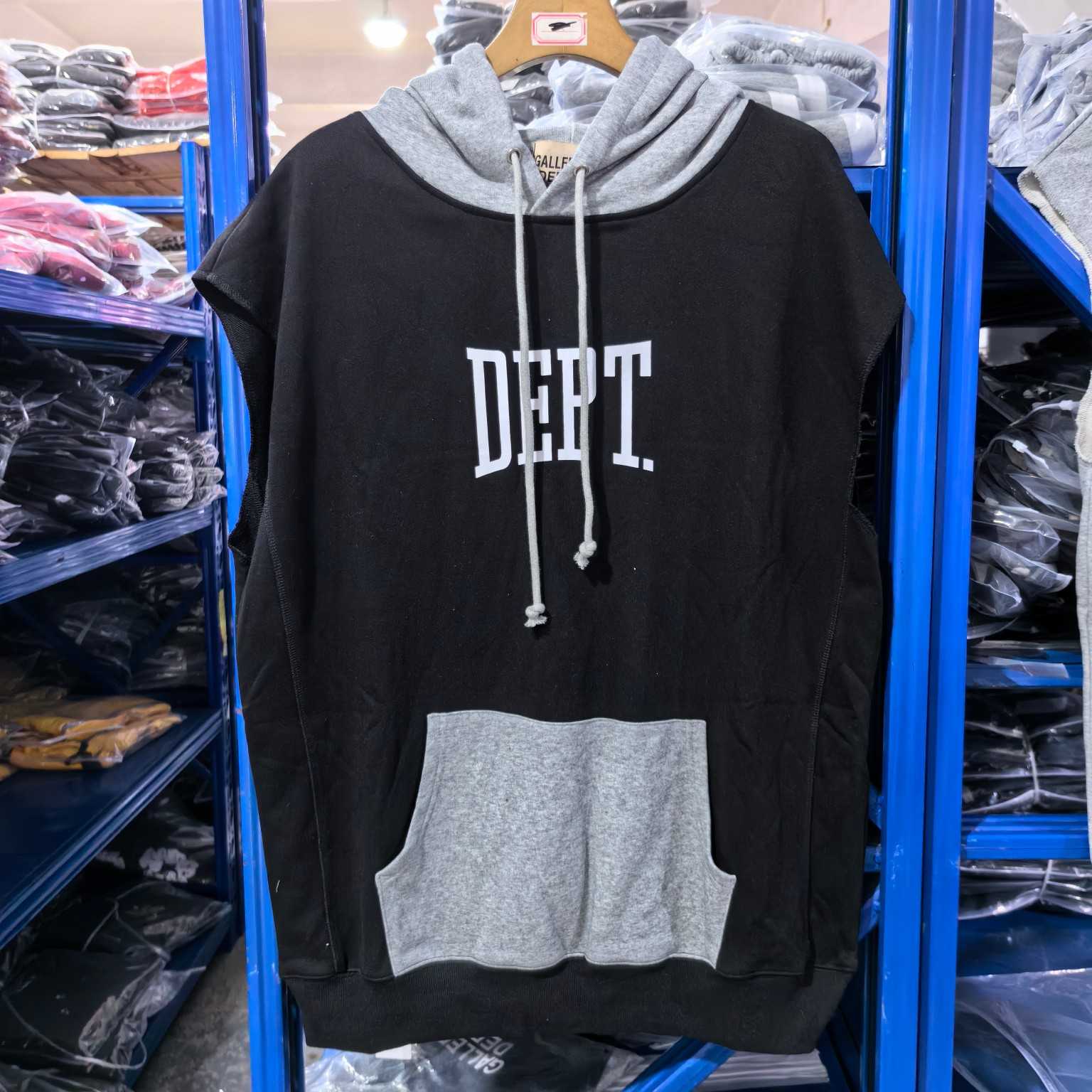 Gallery Dept. GYM Cut Off Hoodie - DesignerGu