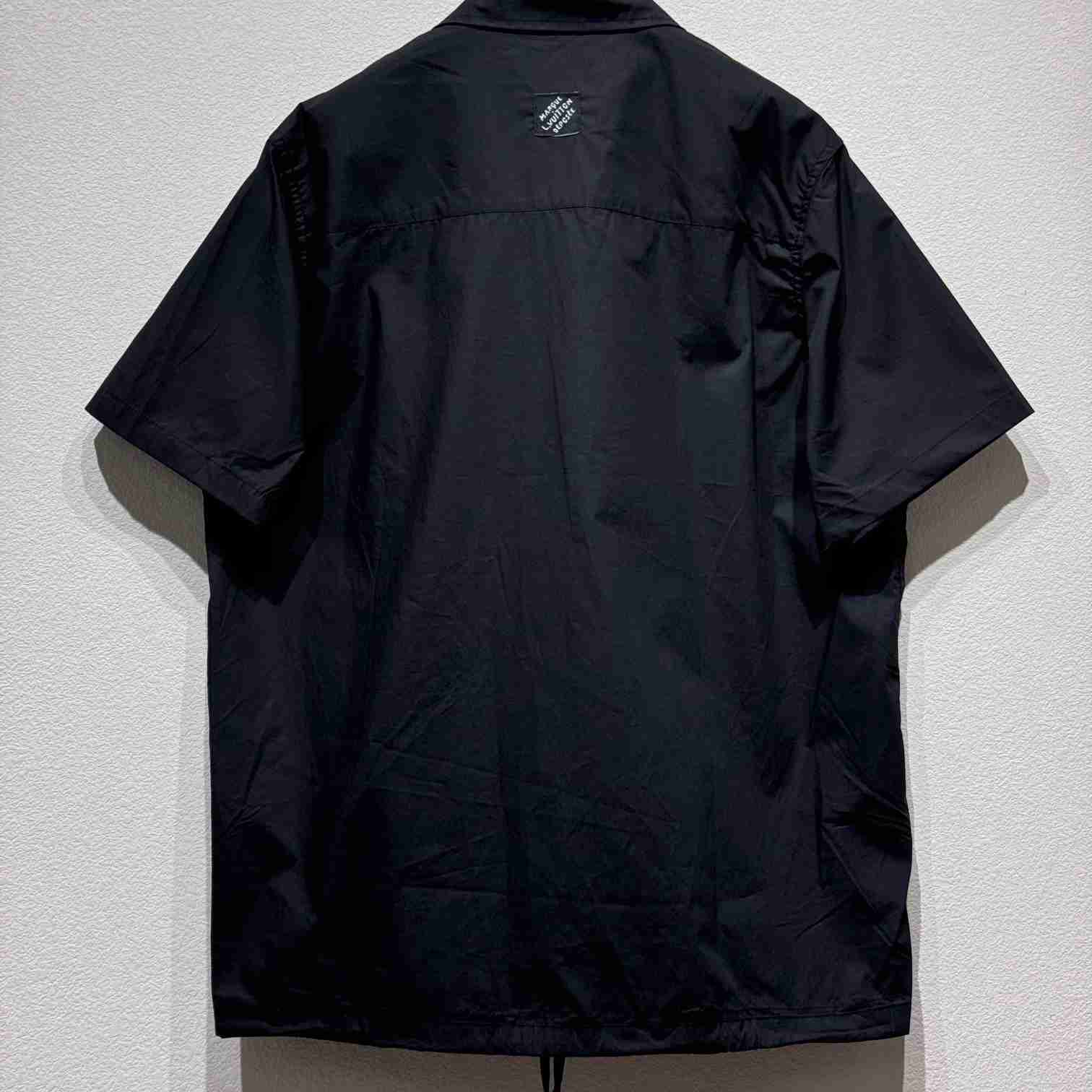 Louis Vuitton Monogram Flowers Embroidered Short-Sleeved Shirt   - 