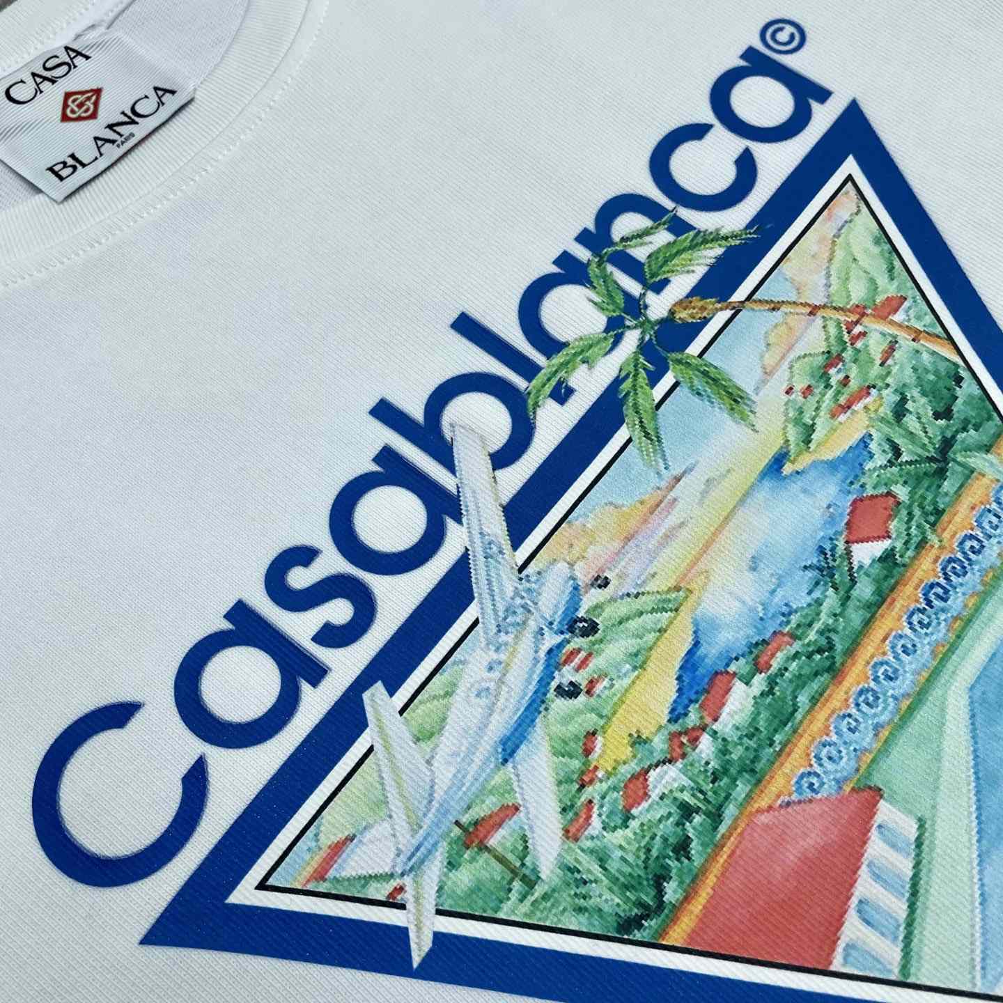 Casablanca Tennis Club Icon T-Shirt   C998 - DesignerGu
