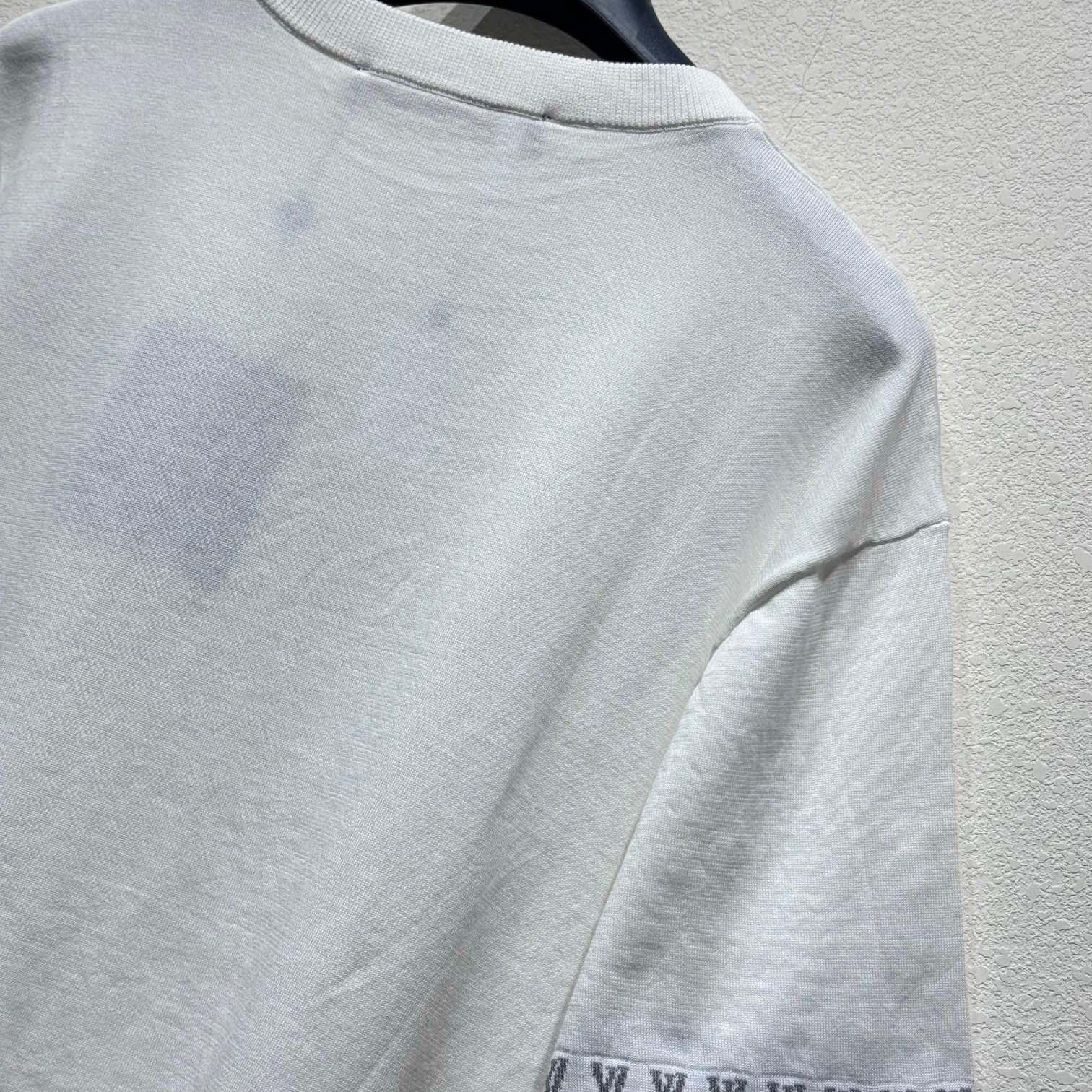 Louis Vuitton Short-Sleeved Cotton Crewneck   1AGKM5 - DesignerGu