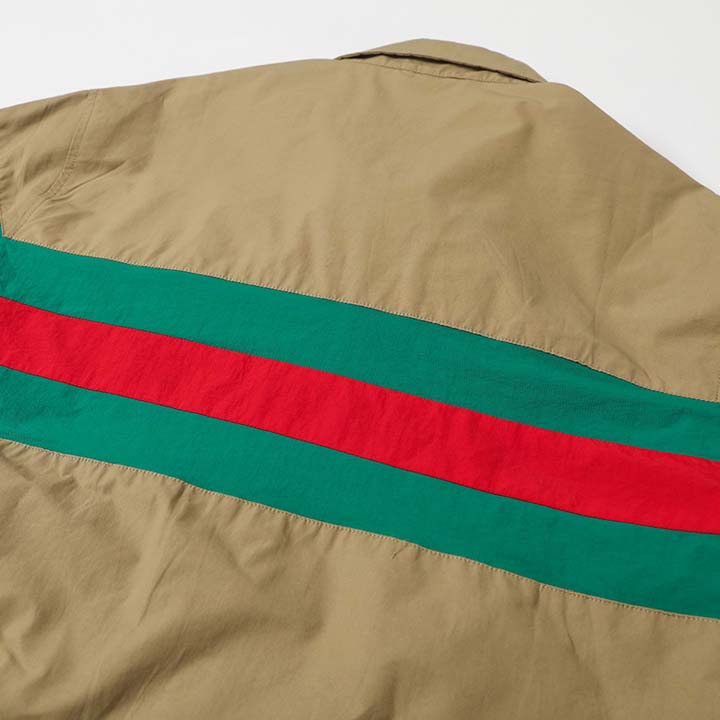 Gucci Classic Red And Green Striped Jacket - DesignerGu