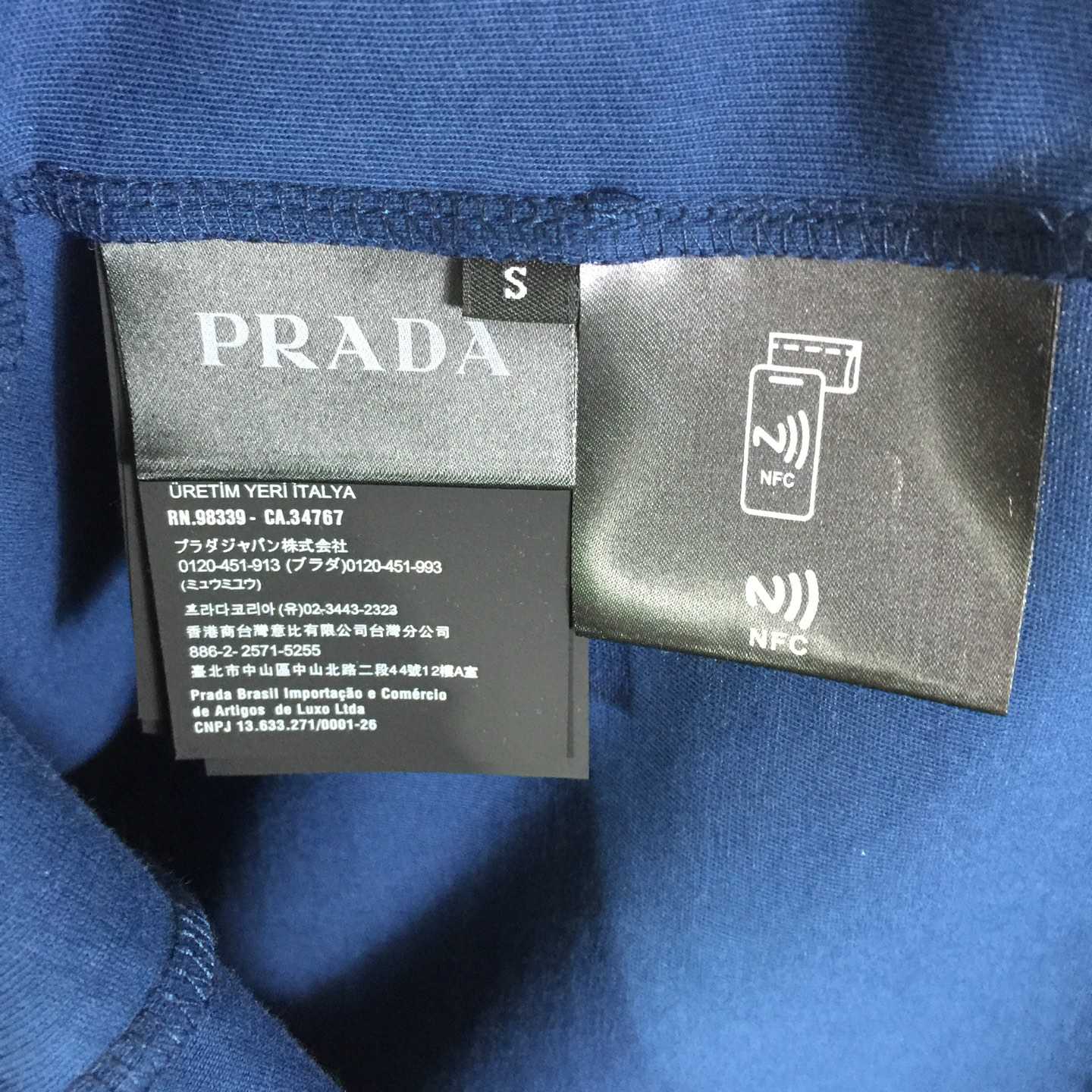 Prada Cotton T-shirt  - DesignerGu
