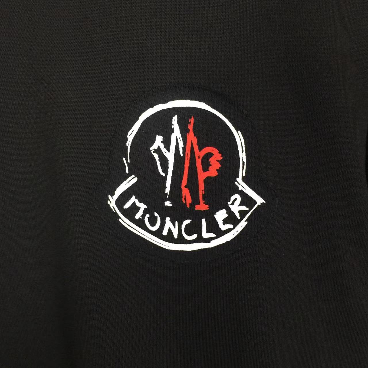 Moncler Logo Cotton T-shirt - DesignerGu