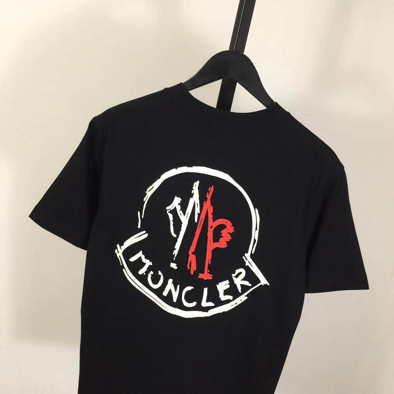 Moncler Logo Cotton T-shirt - DesignerGu