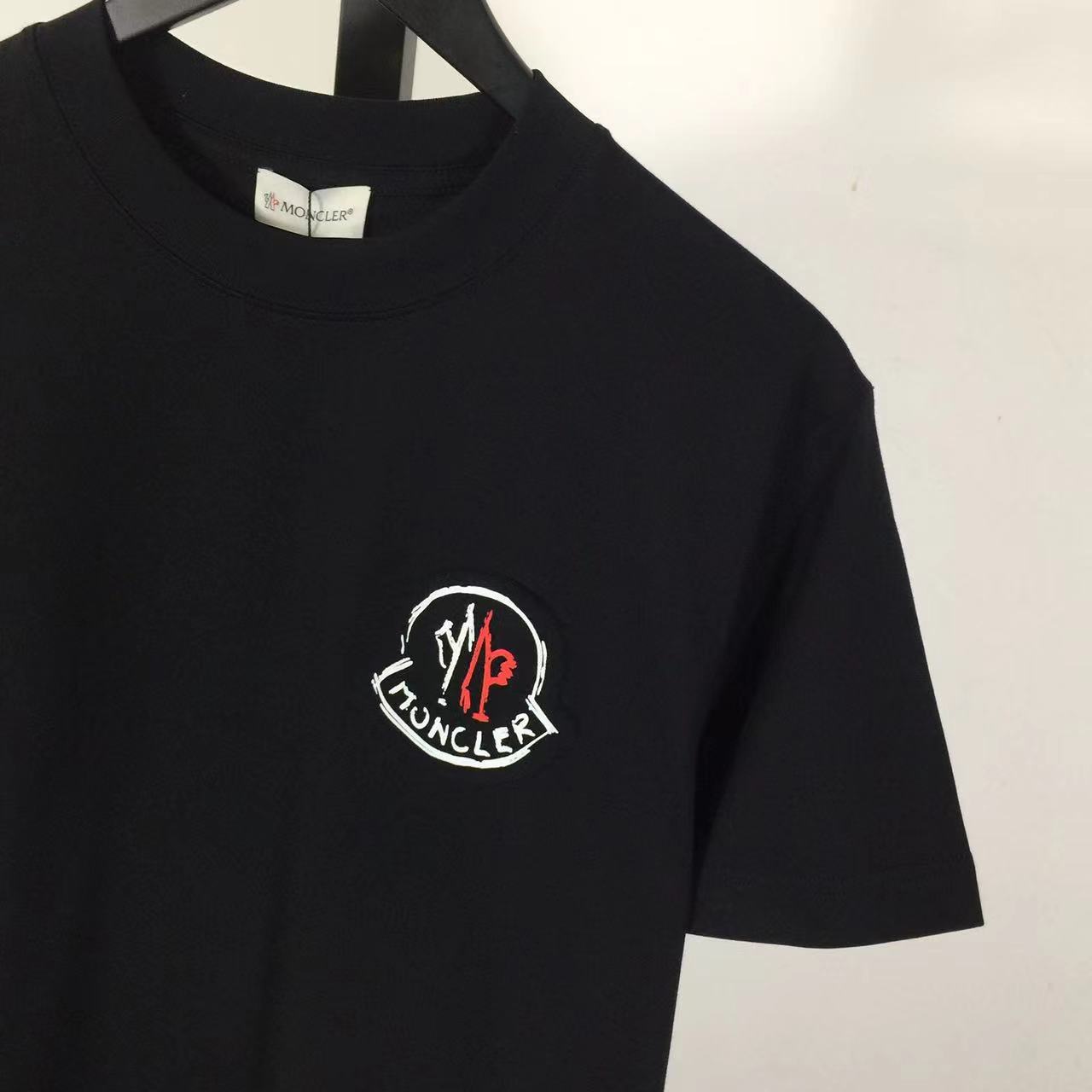 Moncler Logo Cotton T-shirt - DesignerGu