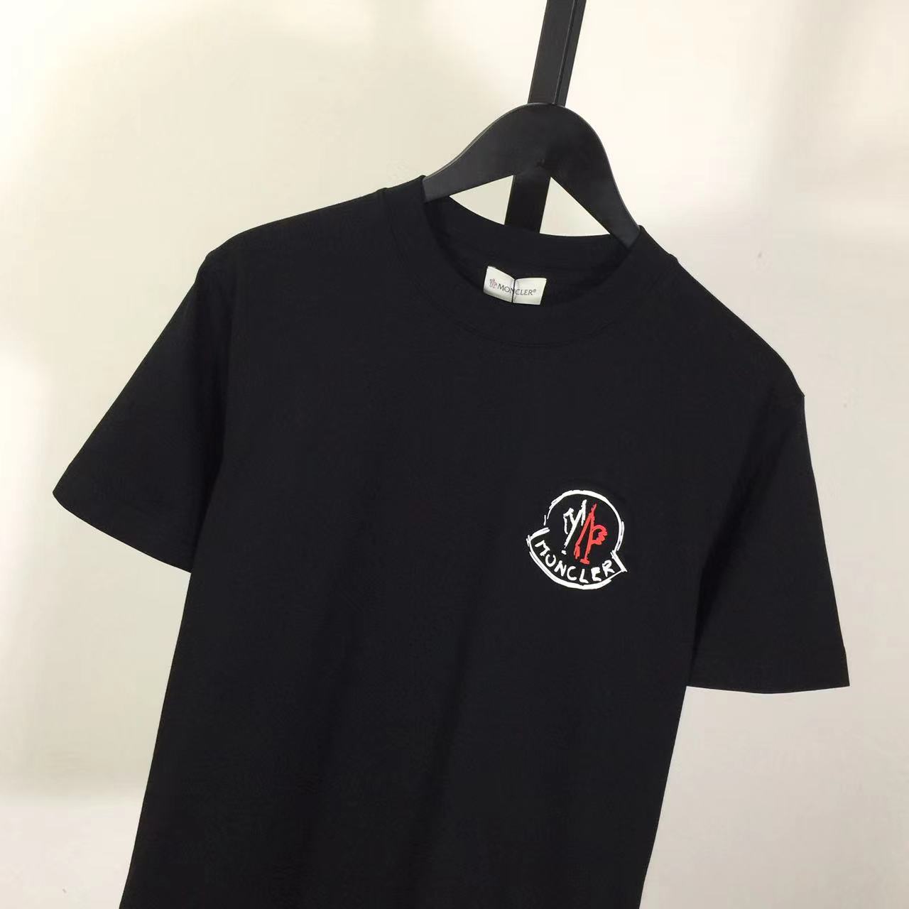 Moncler Logo Cotton T-shirt - DesignerGu