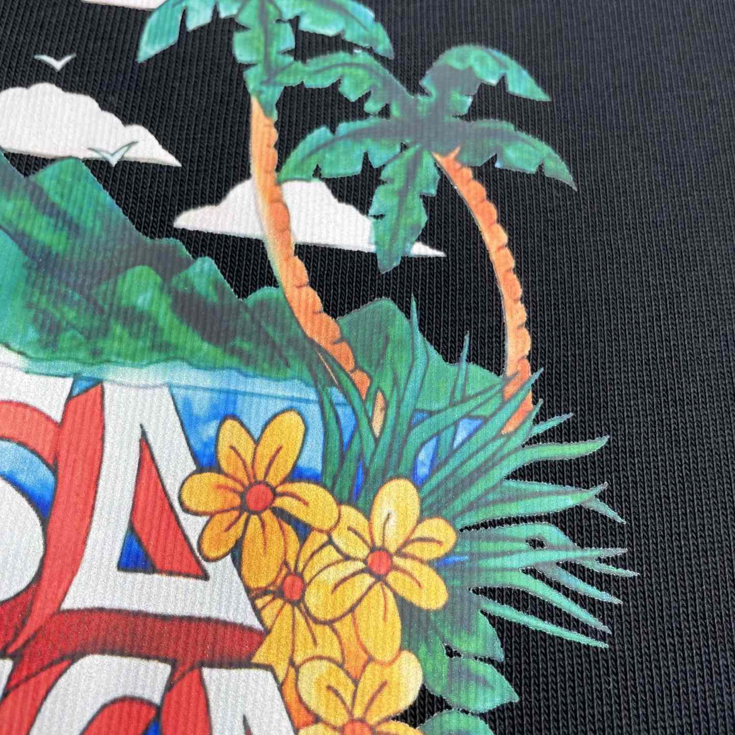 Casablanca Black 'Casa' Beach Wave T-Shirt   C990 - DesignerGu